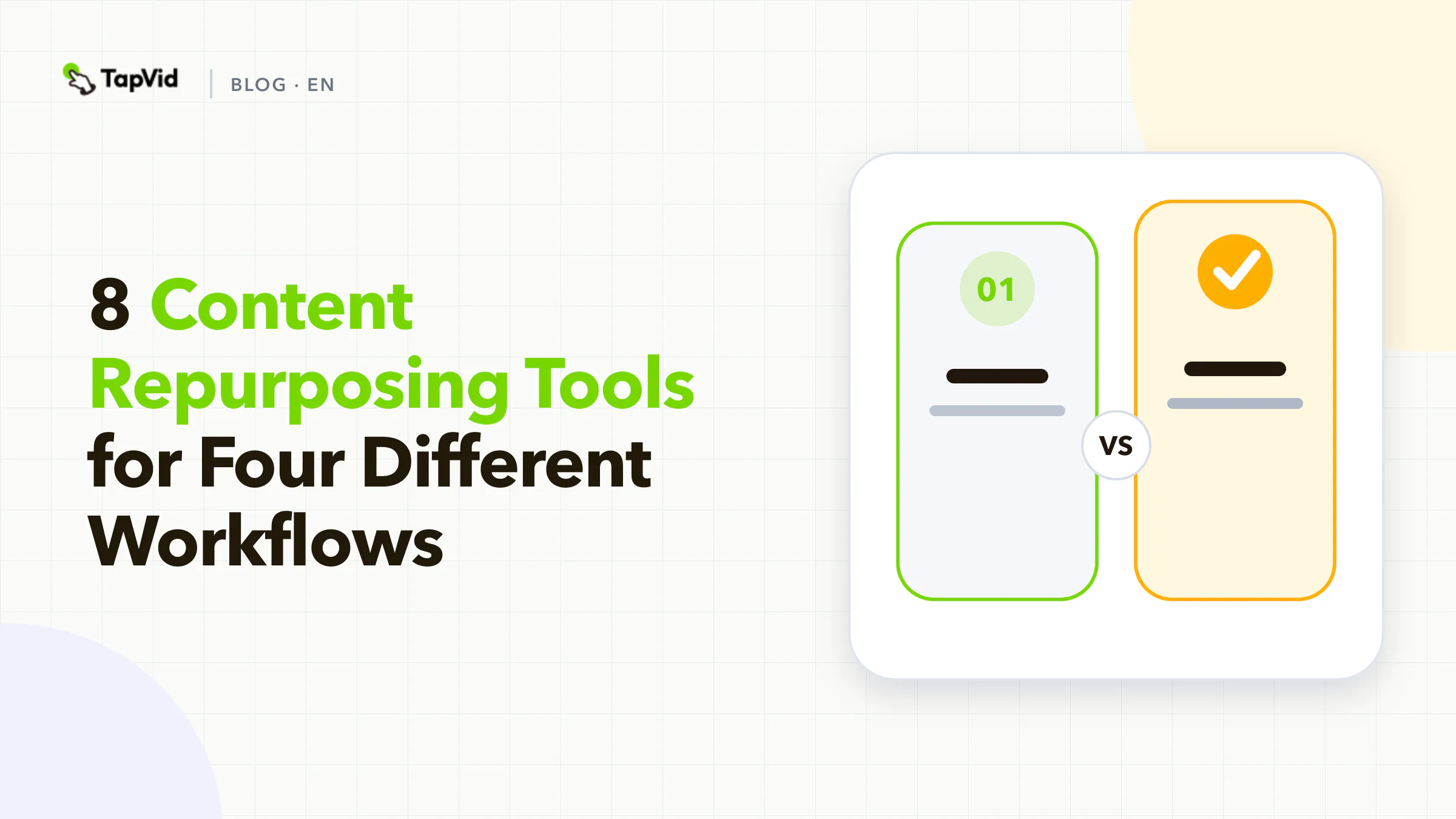 Content repurposing tools mapped across clipping, transcript, source-to-video, and distribution workflows