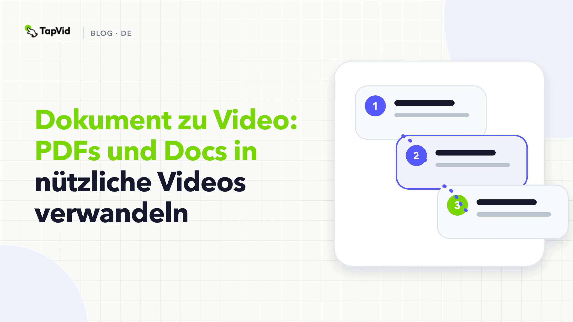 Dokumente in Videos umwandeln