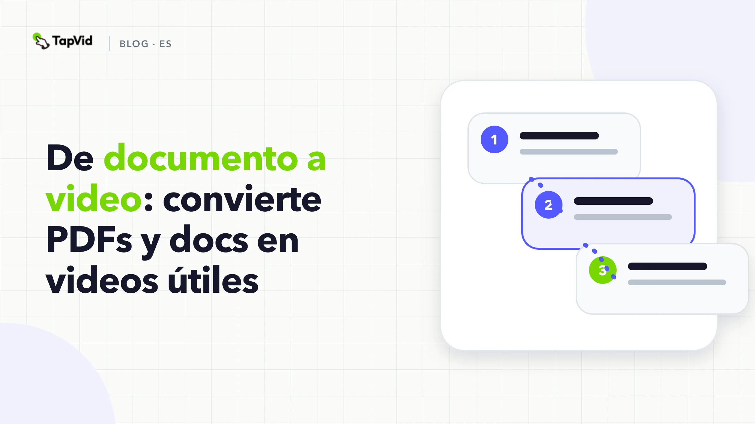 Convierte documentos en videos