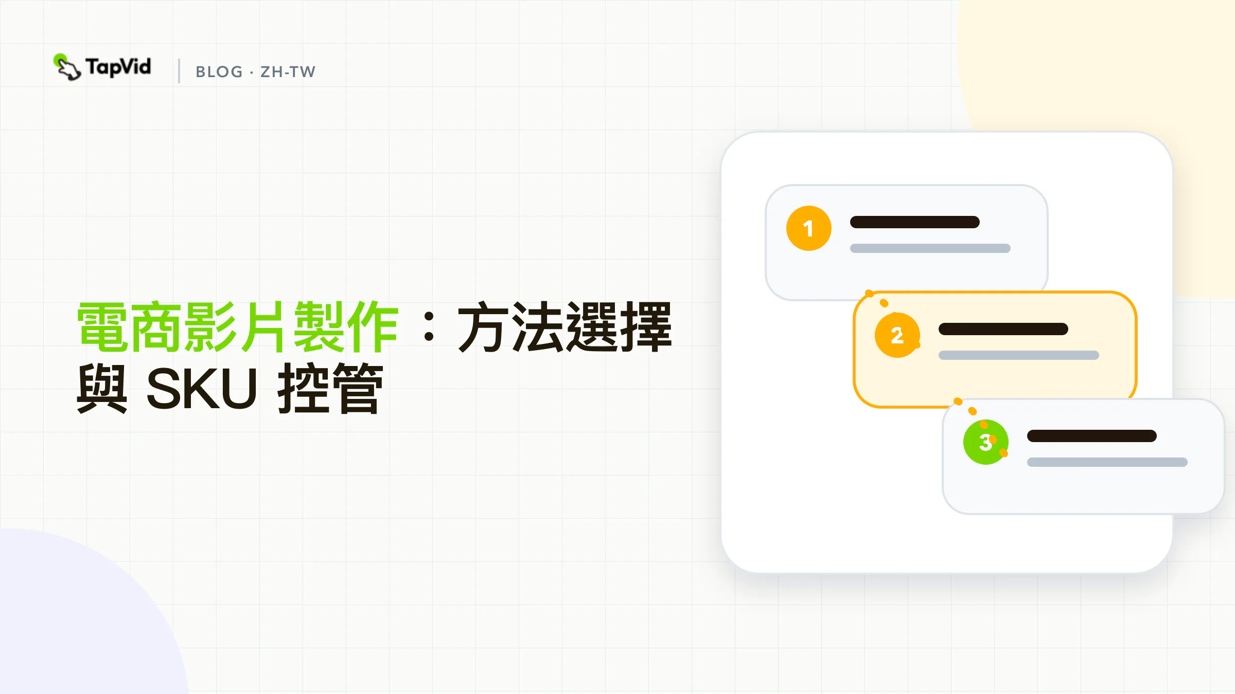 電商影片製作順序:先凍結 SKU 資料包,再繼承安全款式,通過三關審核,最後匯出