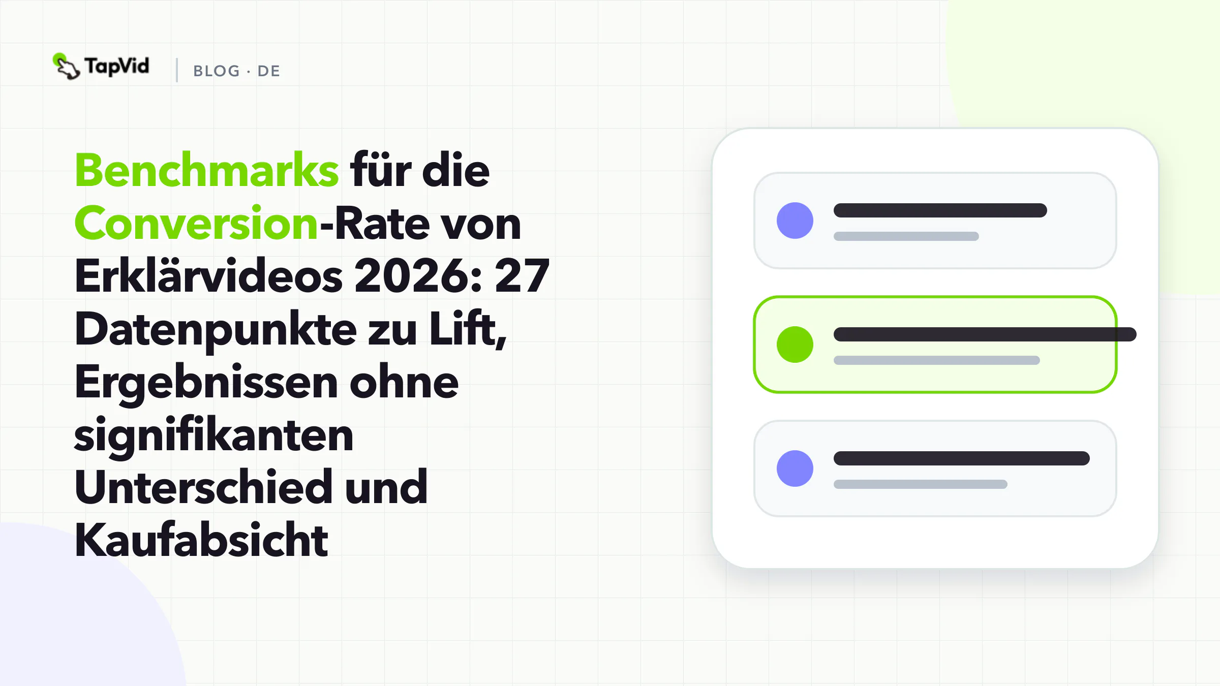 Erklärvideo-Conversion-Benchmarks 2026. Evidenzbasierte TapVid-Datenvisualisierung.