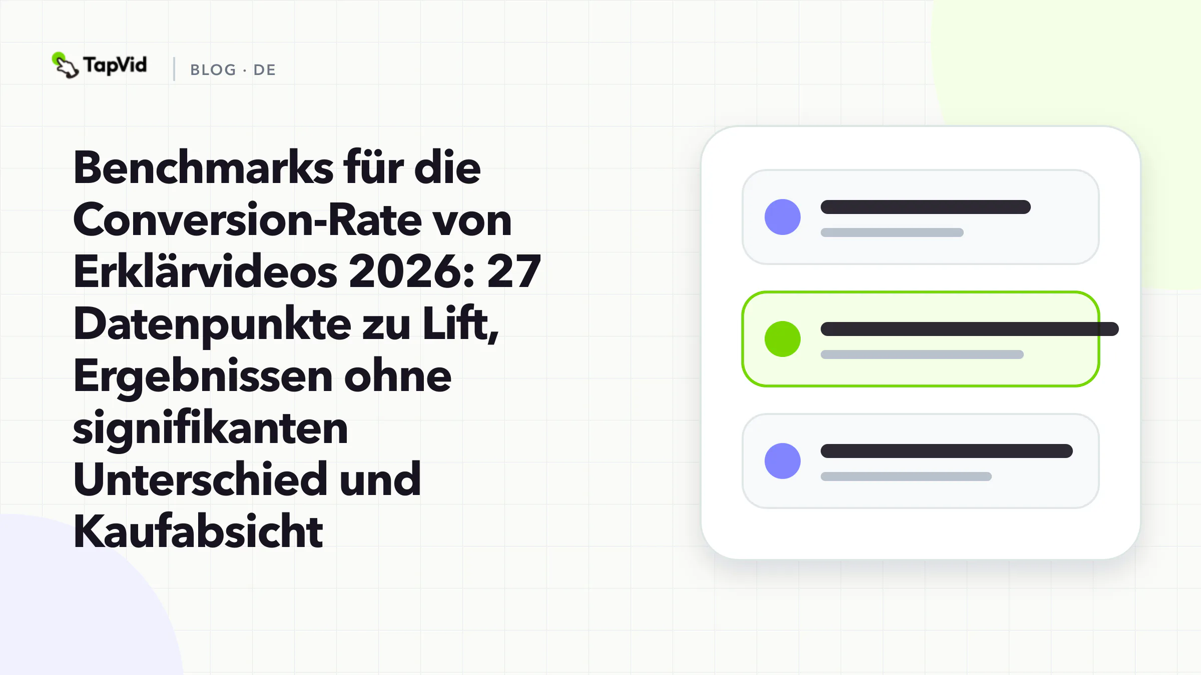 Erklärvideo-Conversion-Benchmarks 2026. Evidenzbasierte TapVid-Datenvisualisierung.