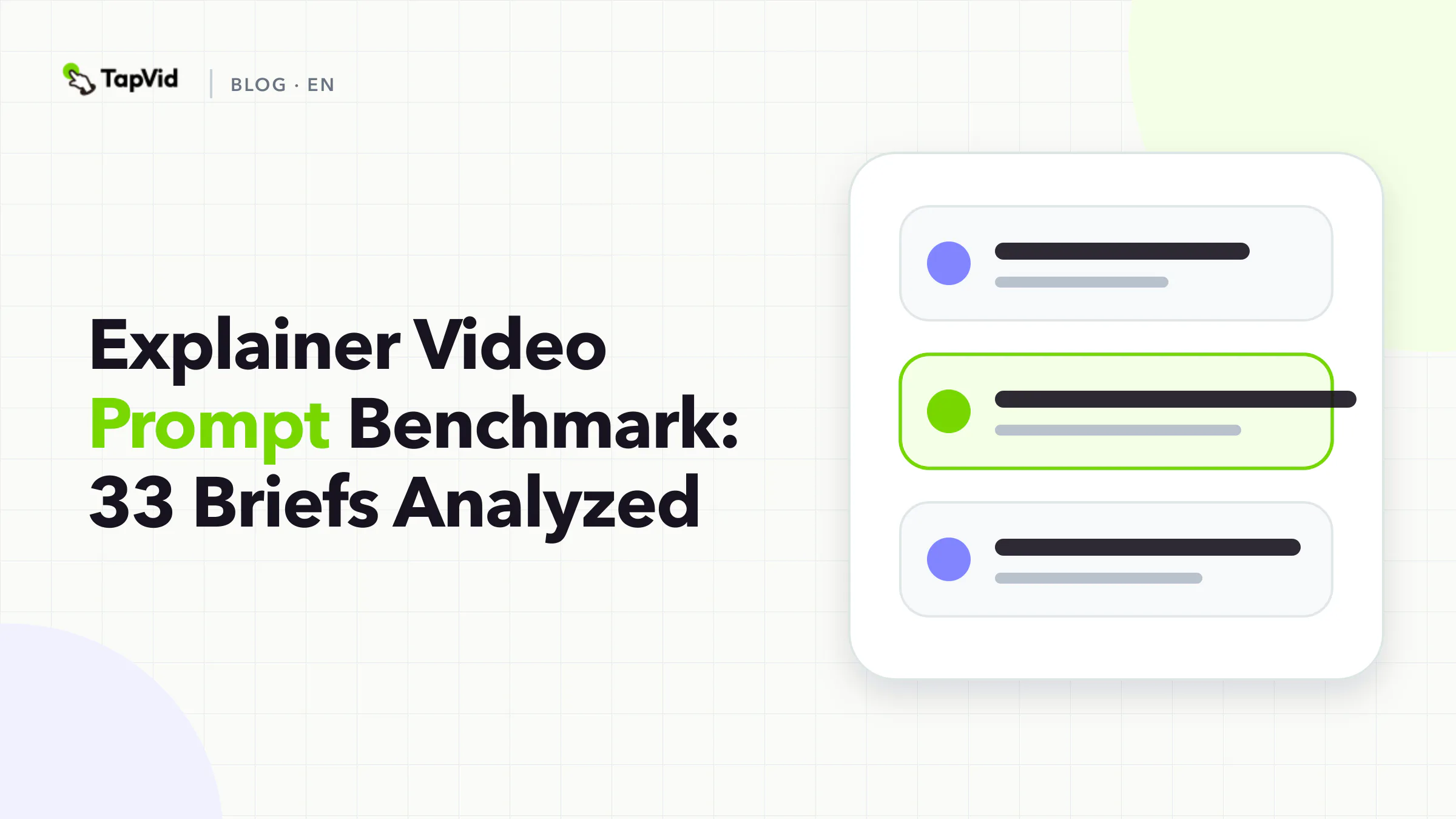 Explainer Video Prompts: 33 Briefs Analyzed