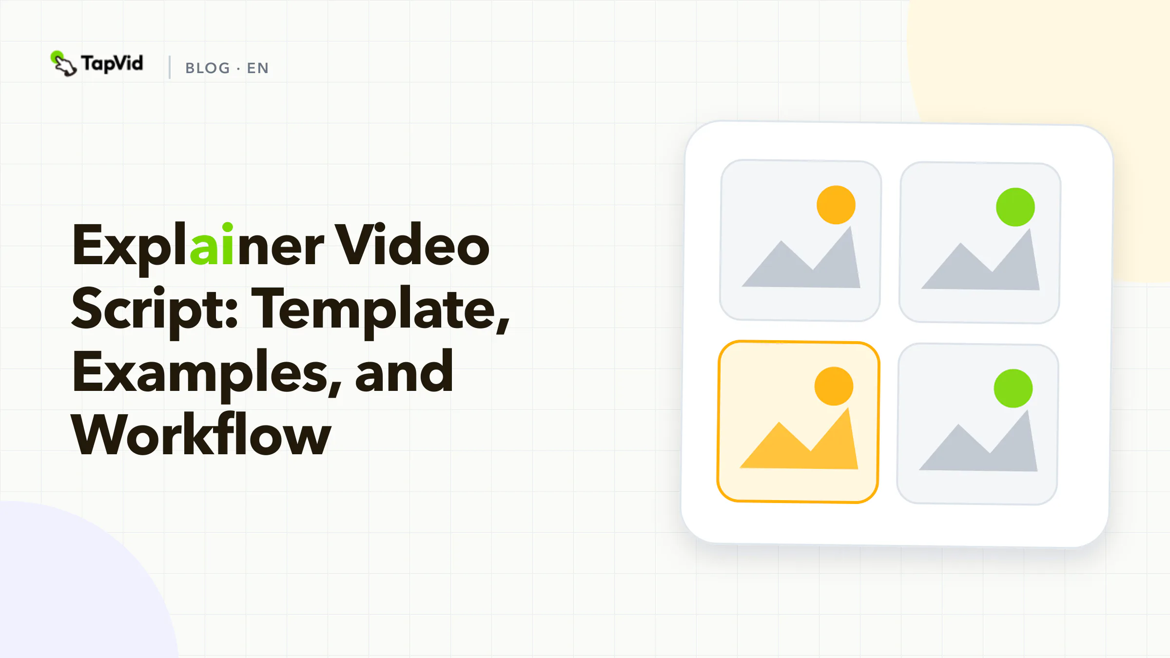 Explainer video script structure, template, and production workflow