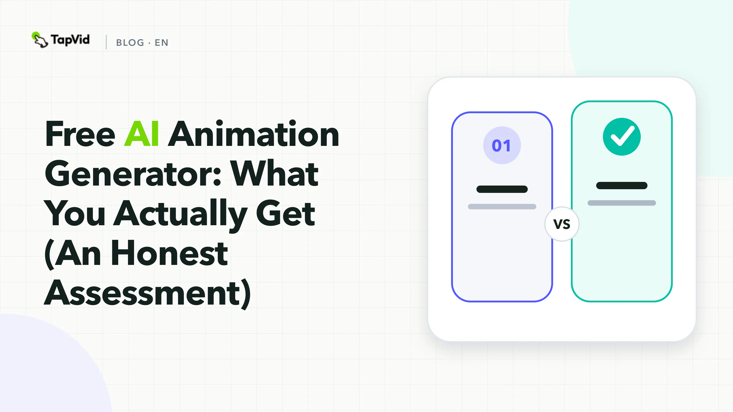 Free AI Animation Generators An Honest Look