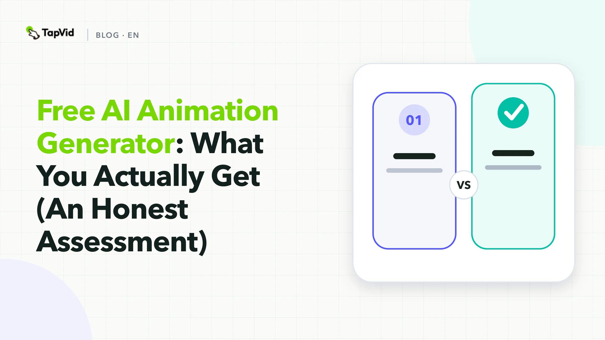 Free AI Animation Generators An Honest Look