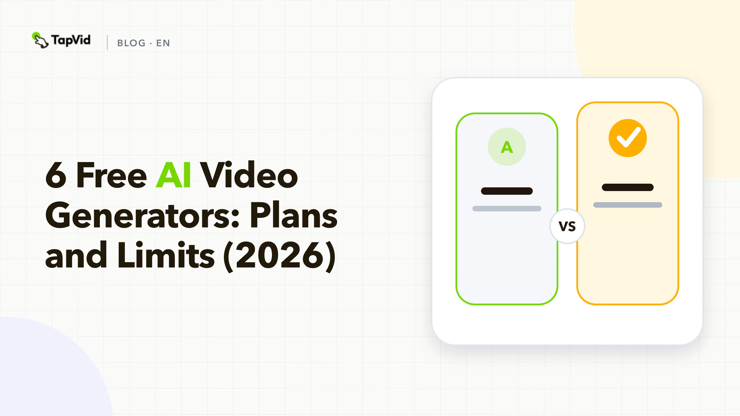 Free AI video workflow moving from official plan terms to account allowance and verified export