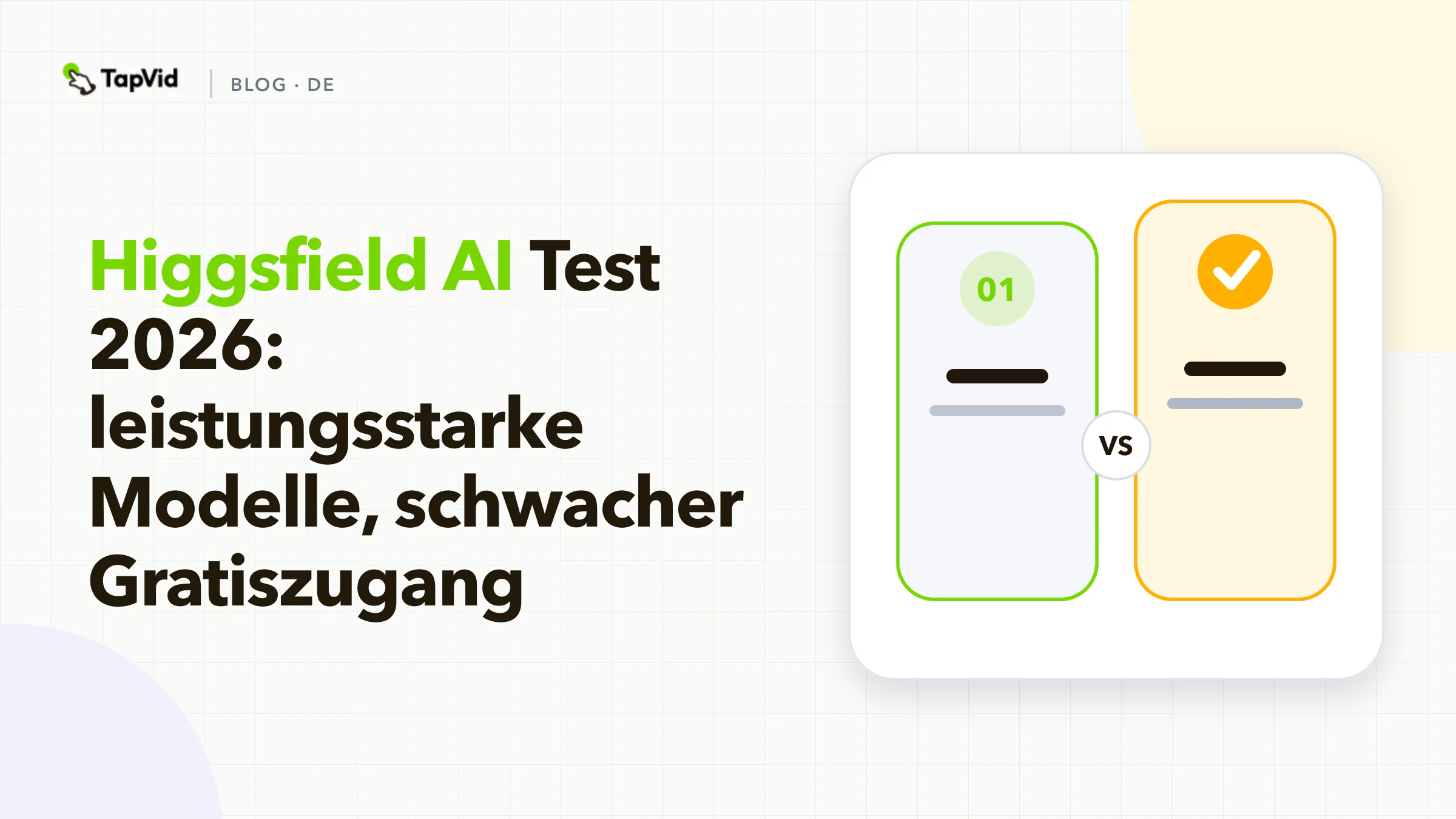 Higgsfield AI hands-on review scorecard
