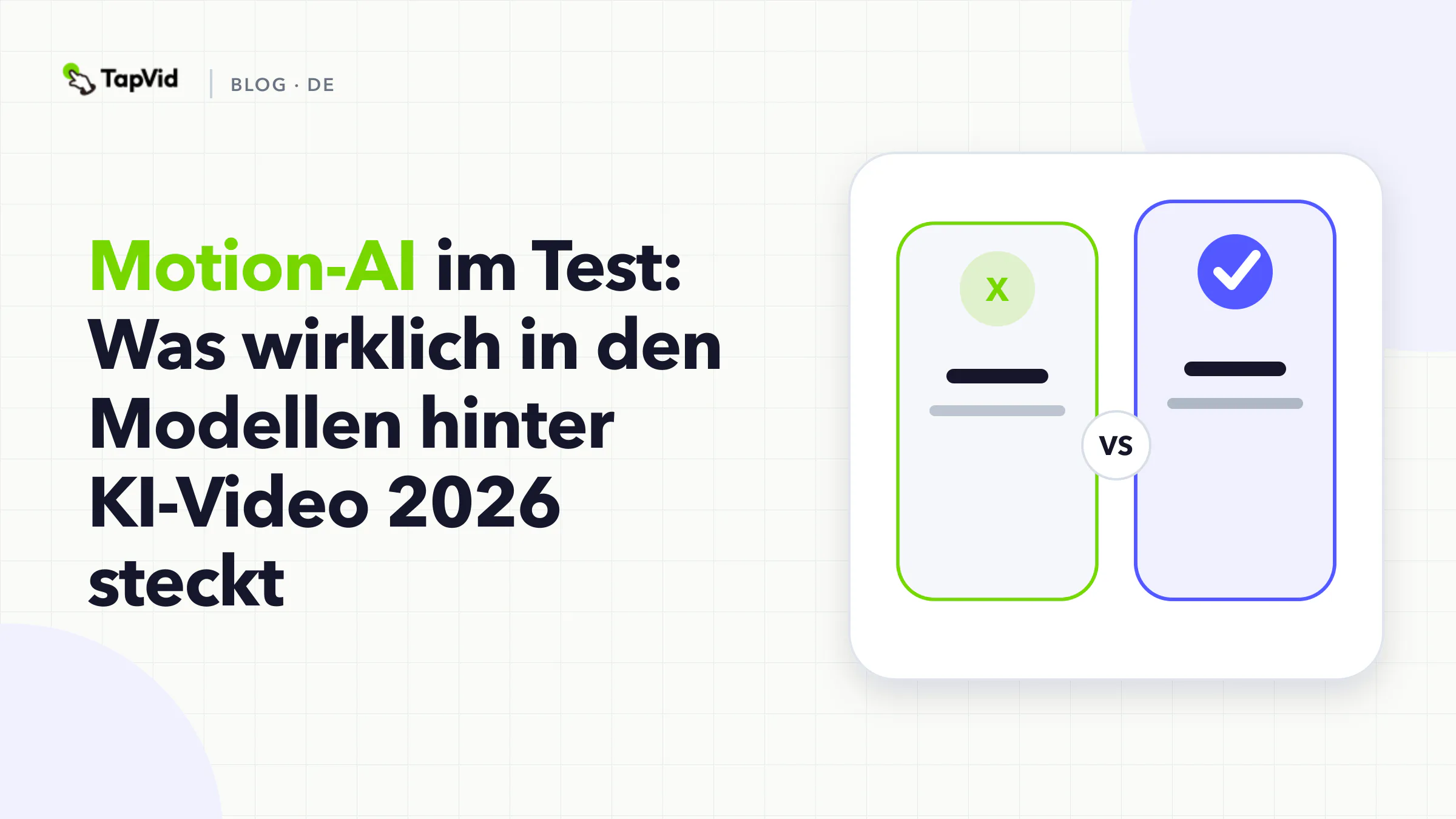 Motion AI im Test: Was wirklich in den Modellen steckt, die KI-Videos ermöglichen