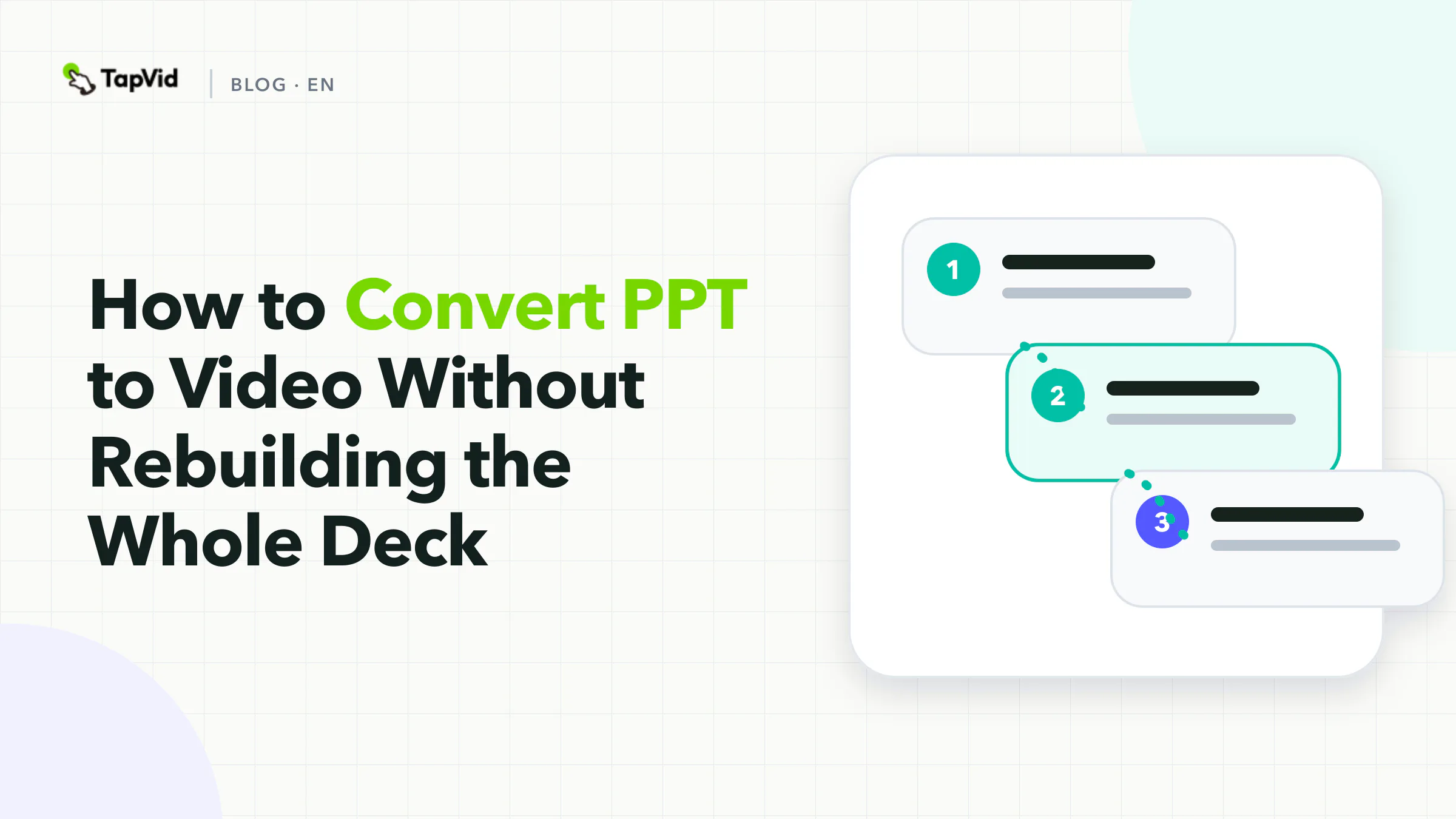Convert PPT to Video