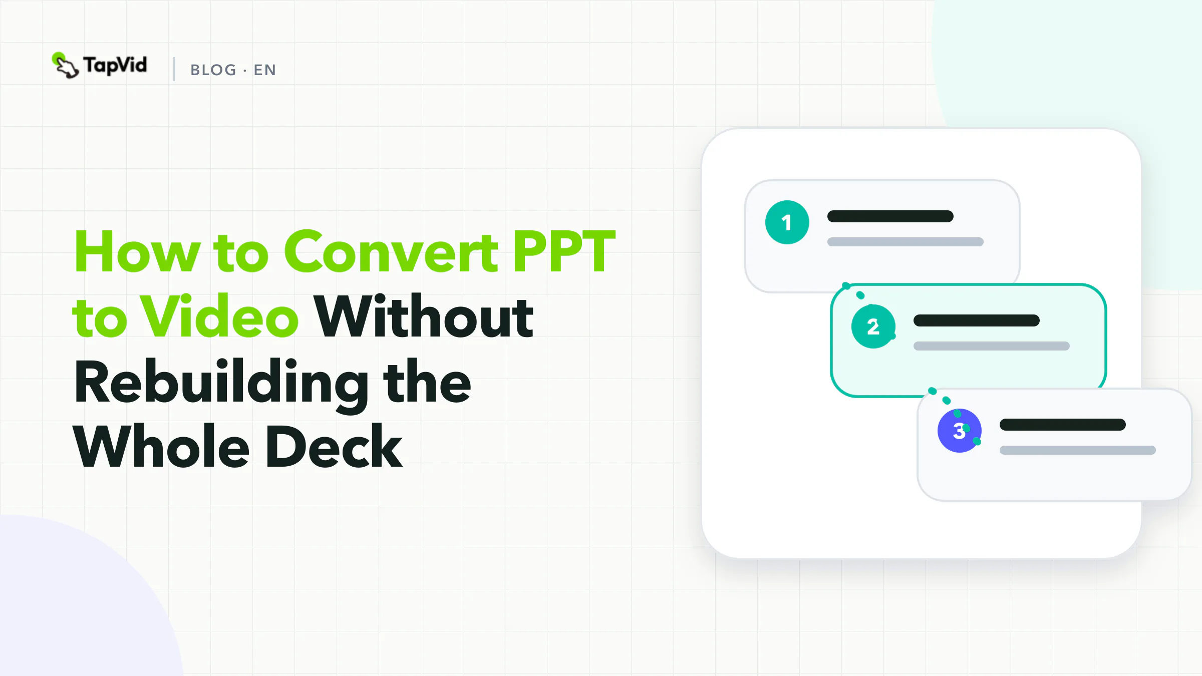 Convert PPT to Video