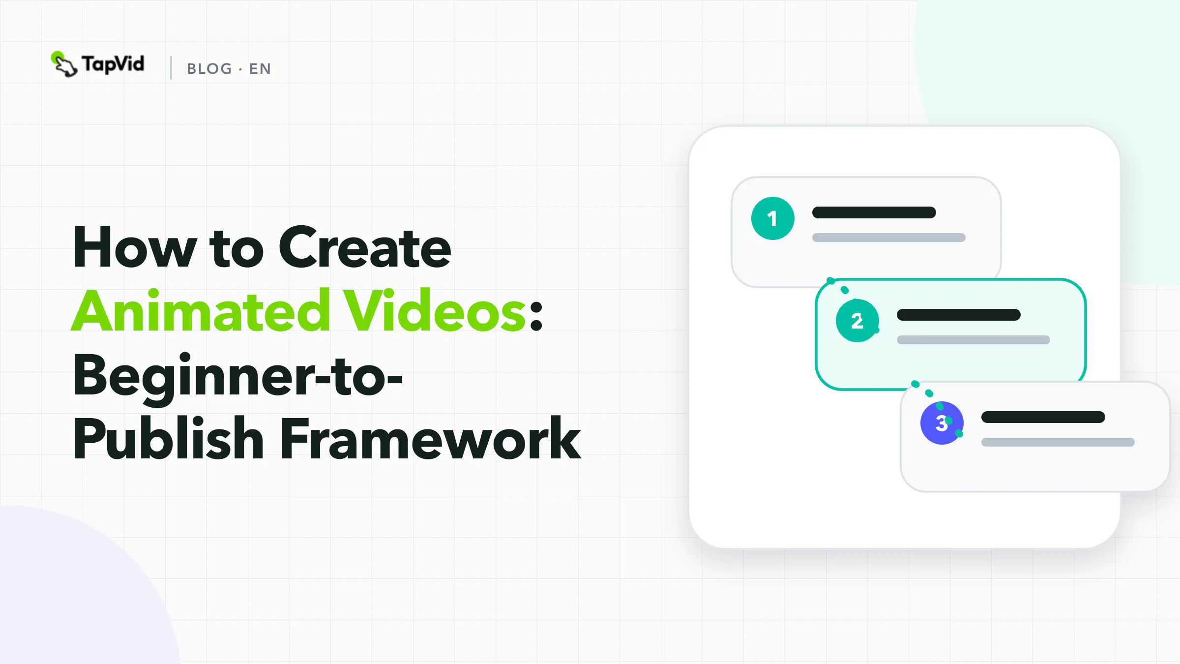 How to Create Animated Videos Beginner Framework