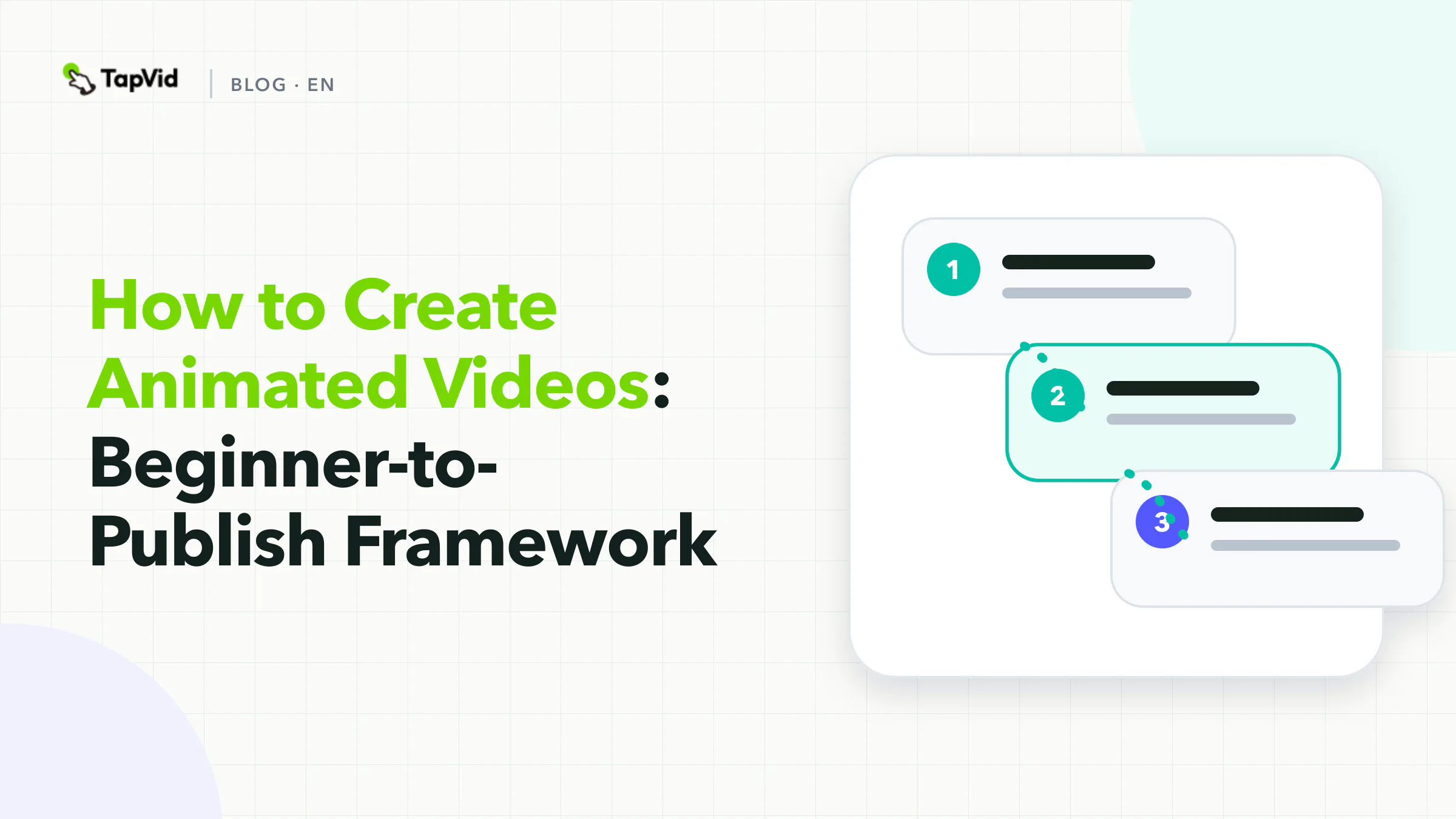 How to Create Animated Videos Beginner Framework