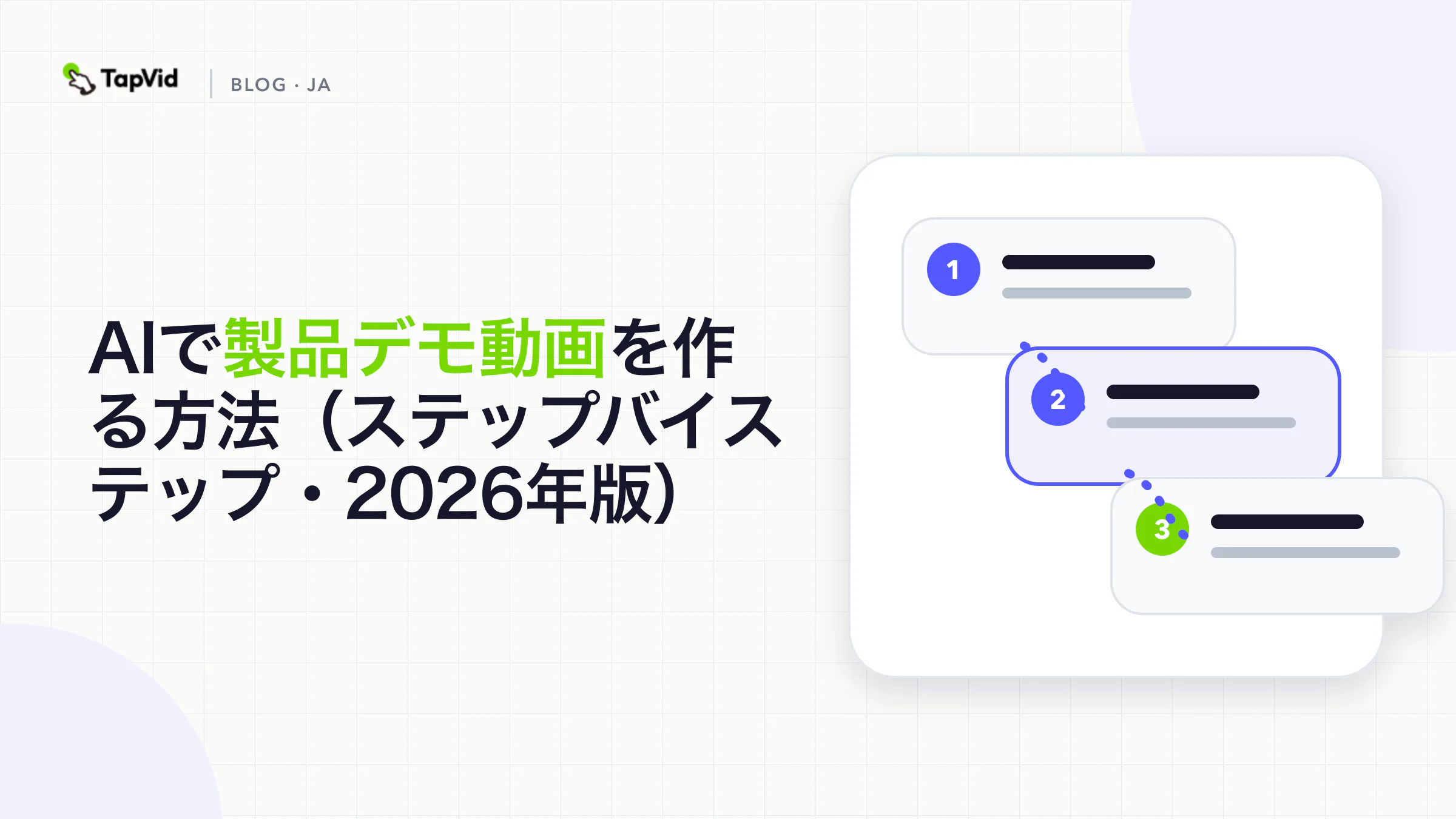 AI製品デモ動画の作り方