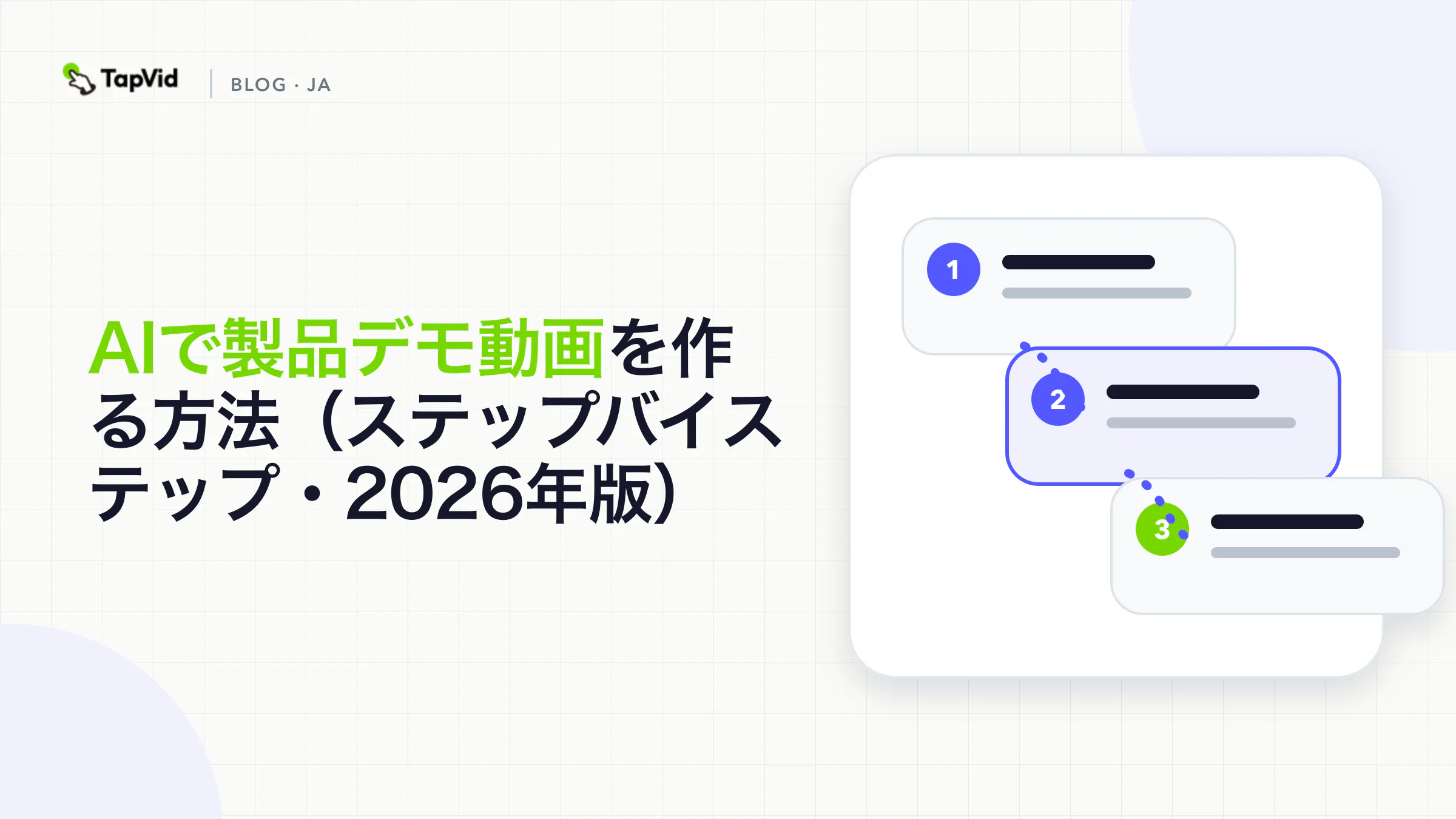 AI製品デモ動画の作り方