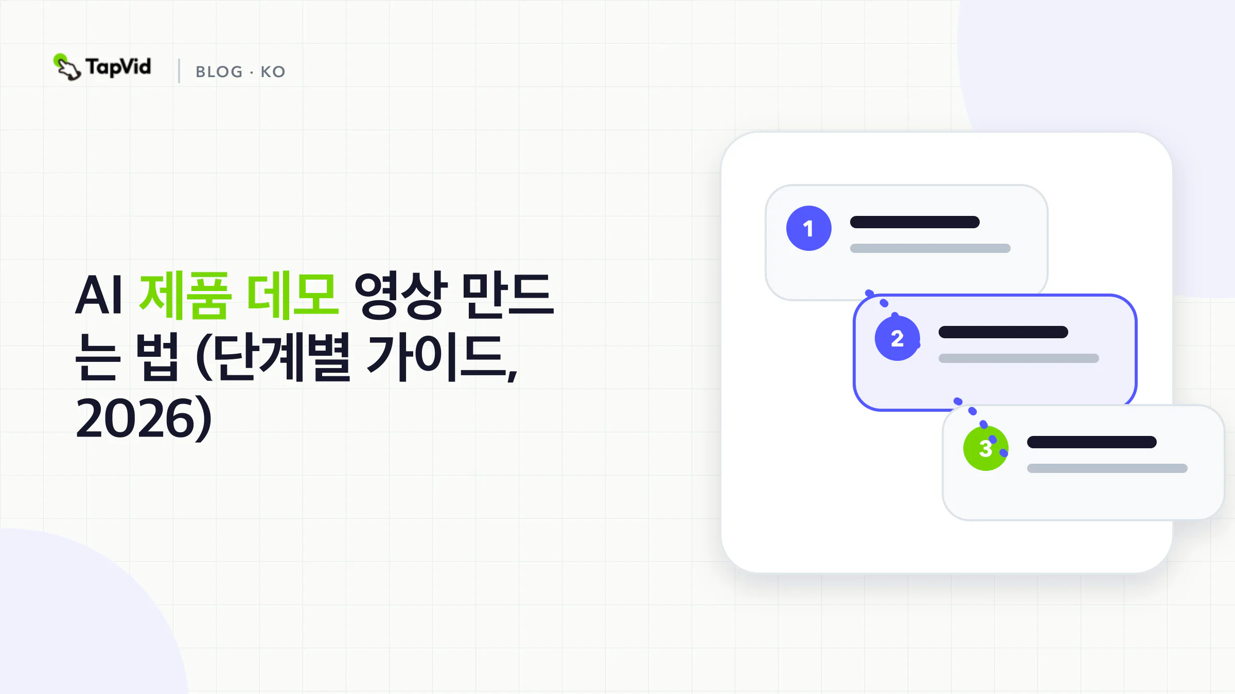 AI 제품 데모 영상 만드는 방법