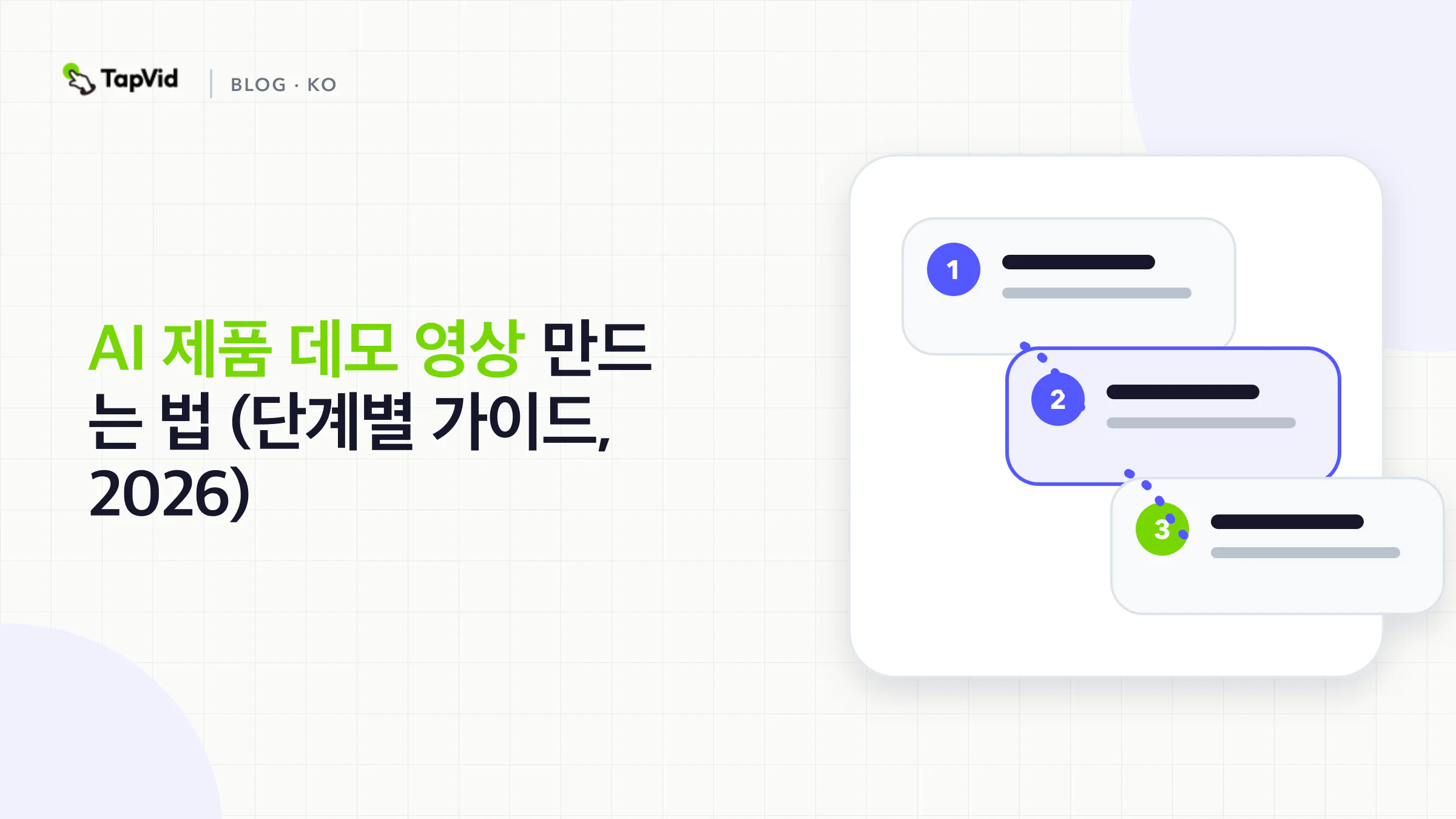 AI 제품 데모 영상 만드는 방법
