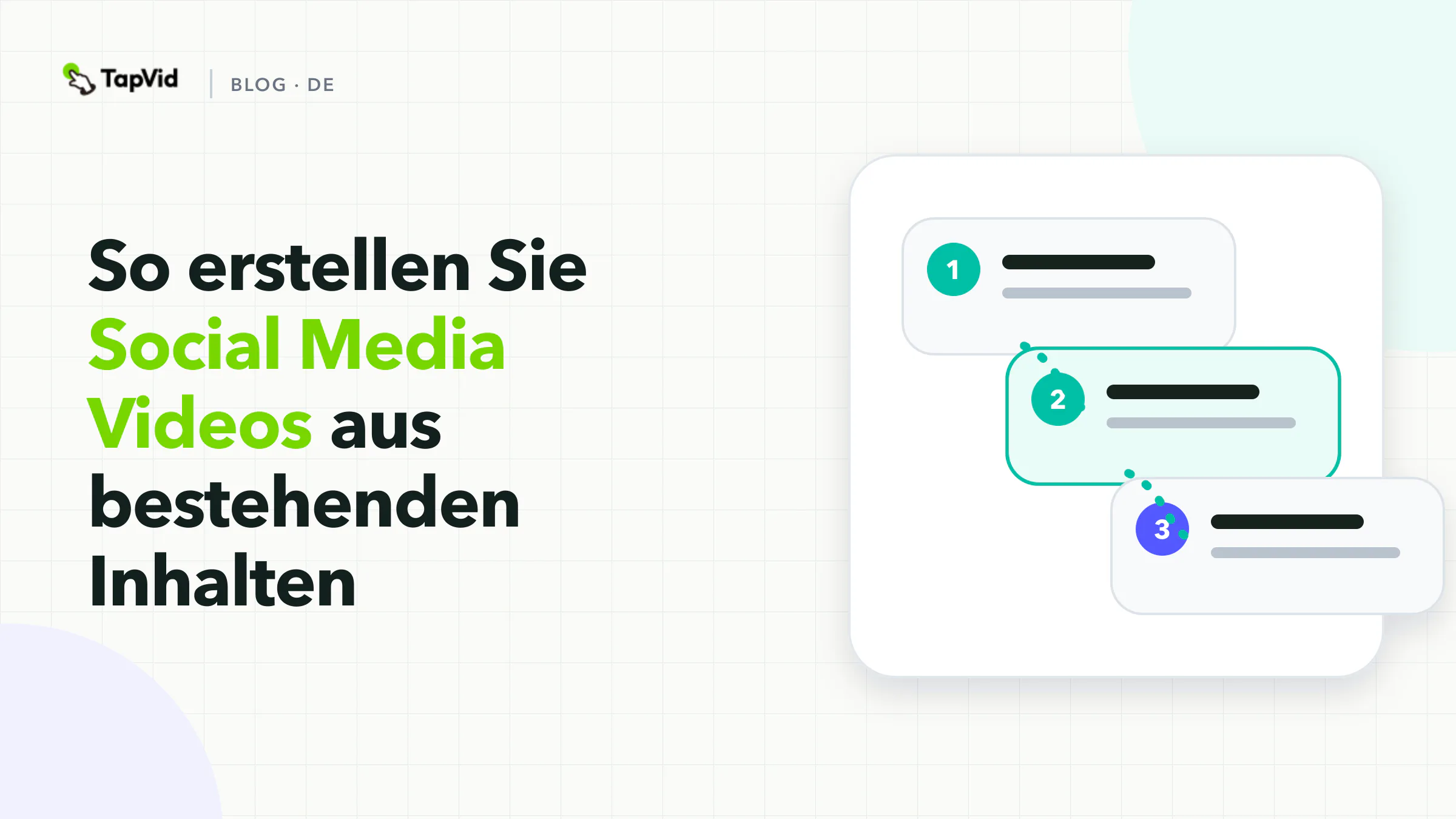 Aus vorhandenen Inhalten Social-Media-Videos erstellen