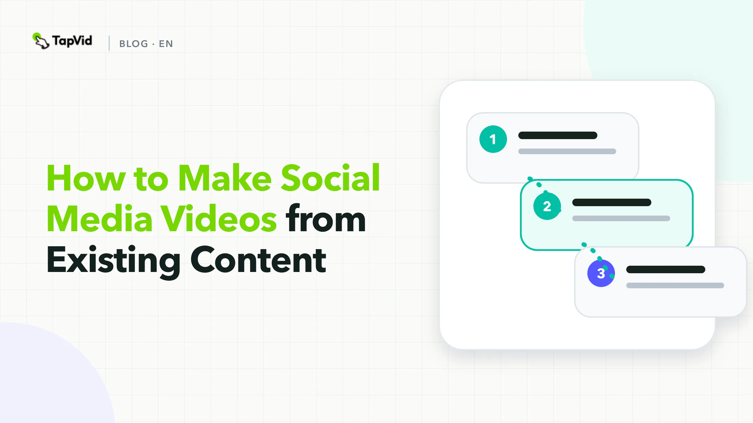 How to make social media videos from existing content