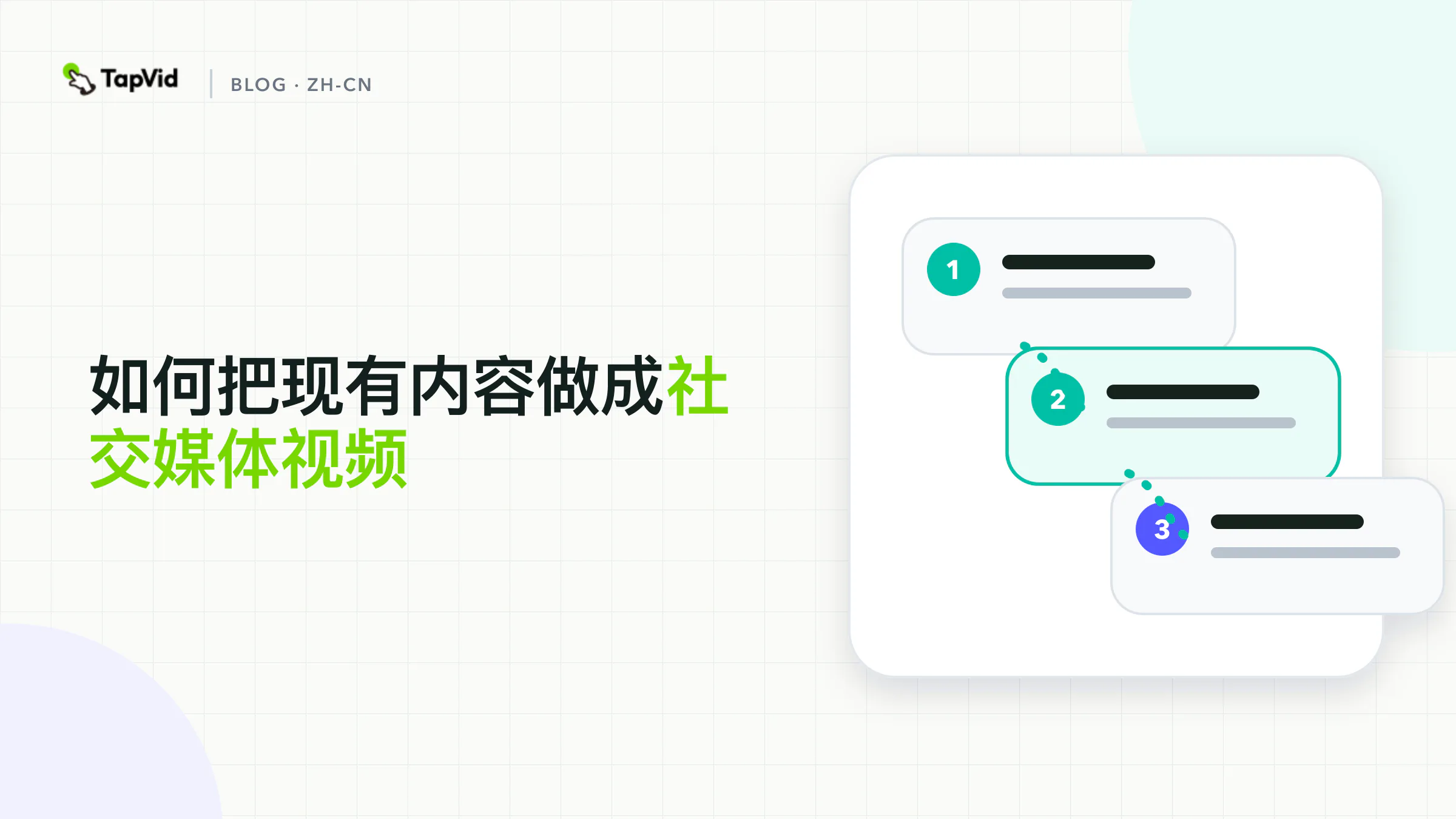 如何用现有内容制作社媒视频