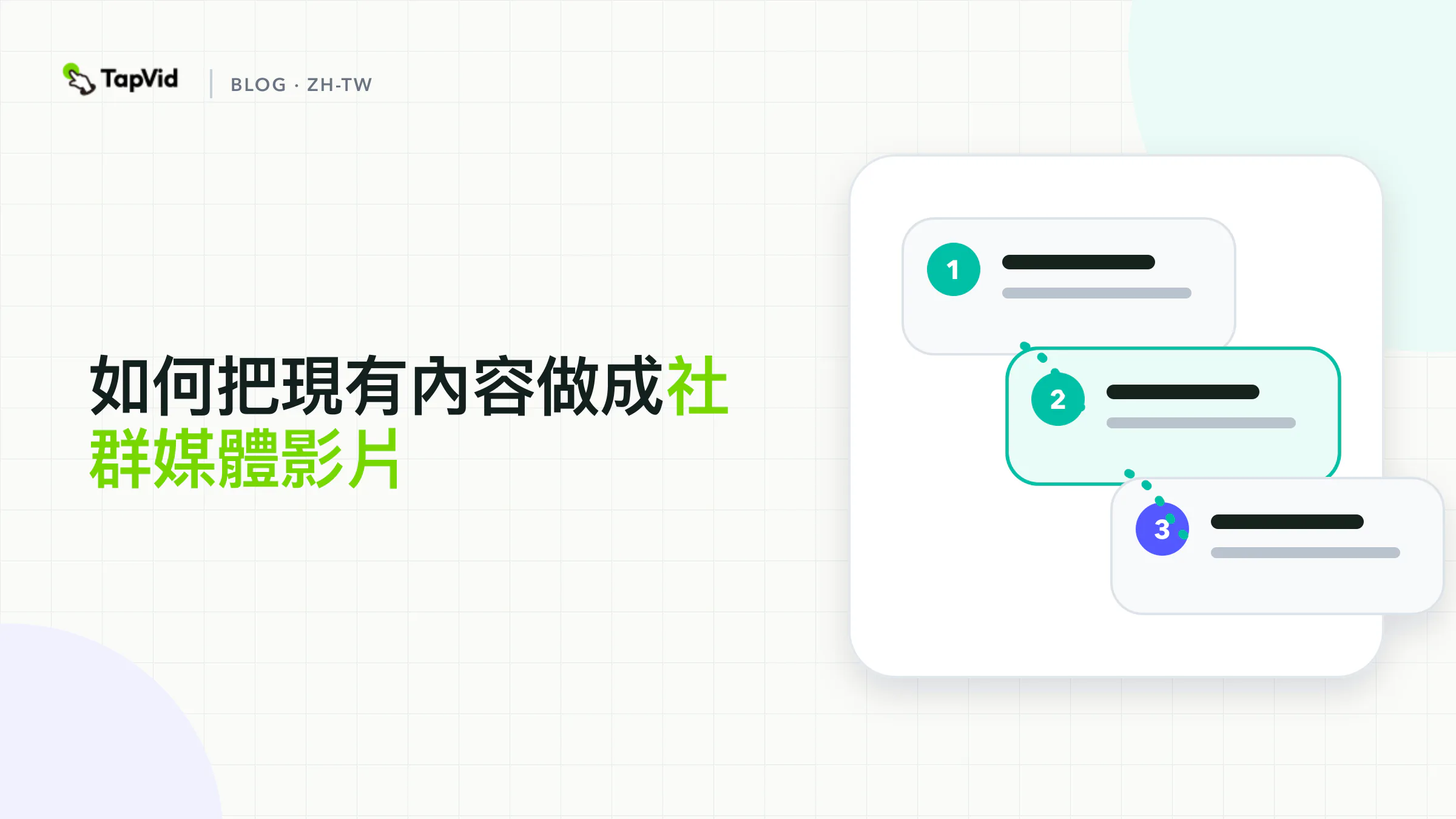 用現有內容製作社群影片的方法