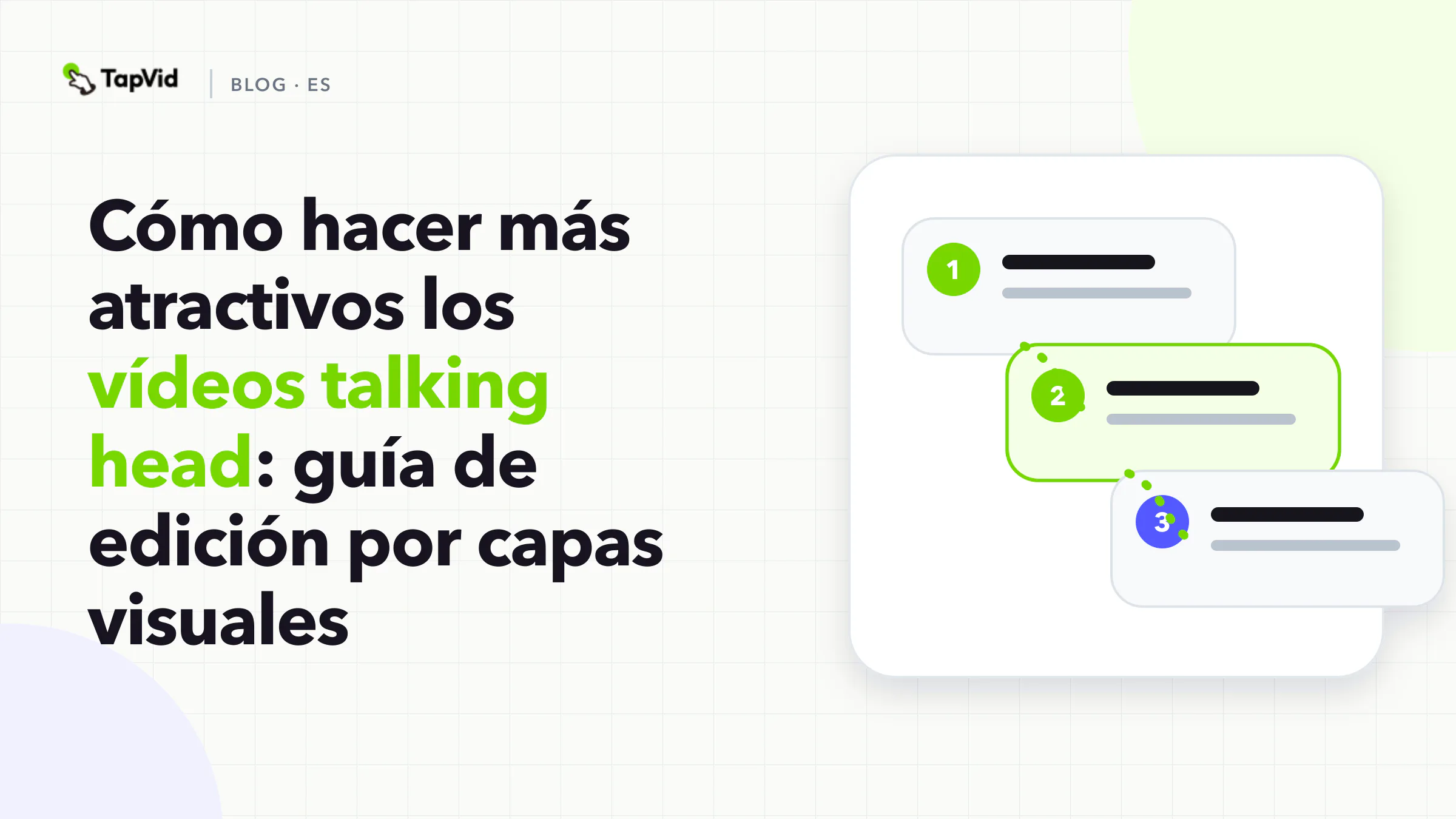 Guía de vídeo talking head que relaciona las preguntas del espectador con llamadas, diseños, diagramas y contexto real