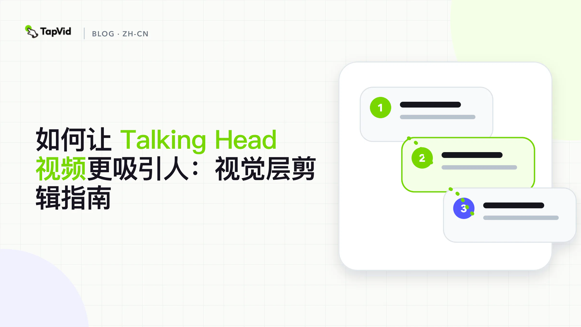将观众问题映射到标注、版式、图解和真实语境的 talking head 视频指南