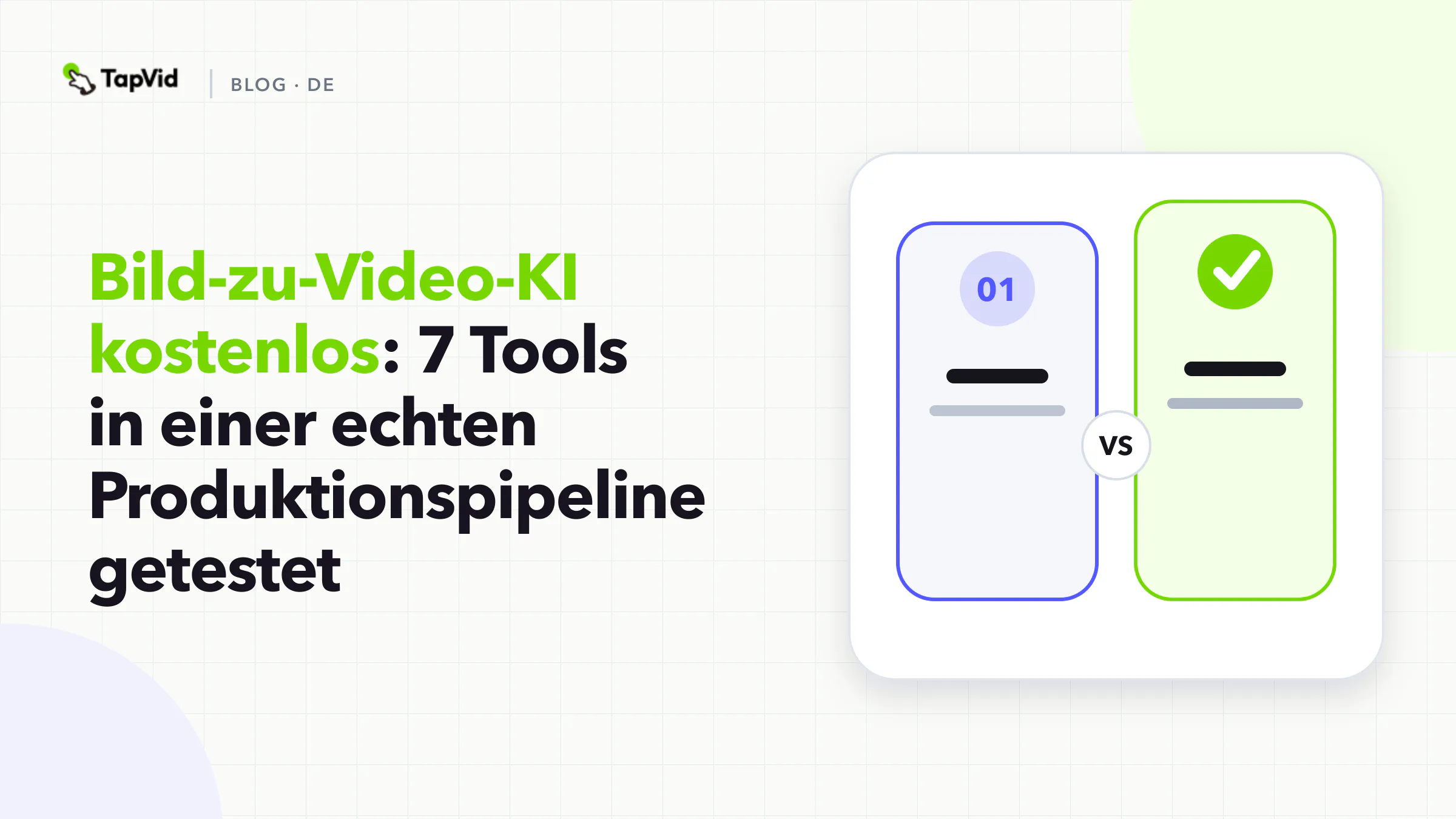 Kostenlose Bild-zu-Video-KI: 7 Tools im Test