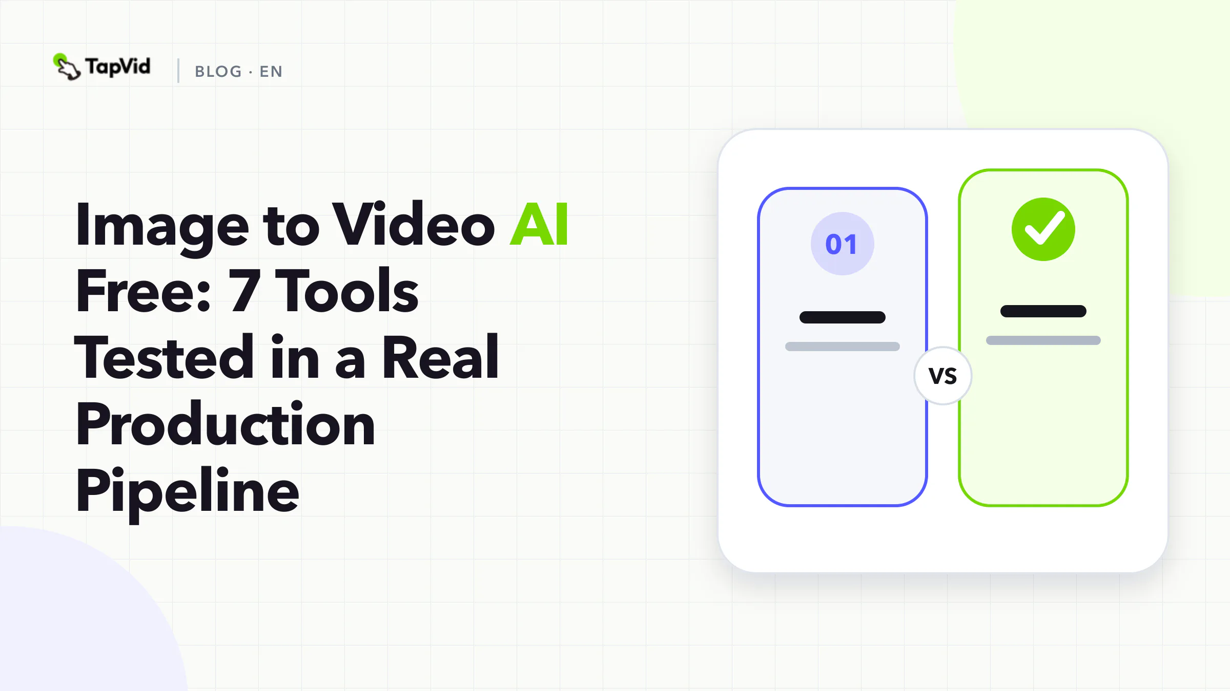 Image to video AI free: 7 tools tested