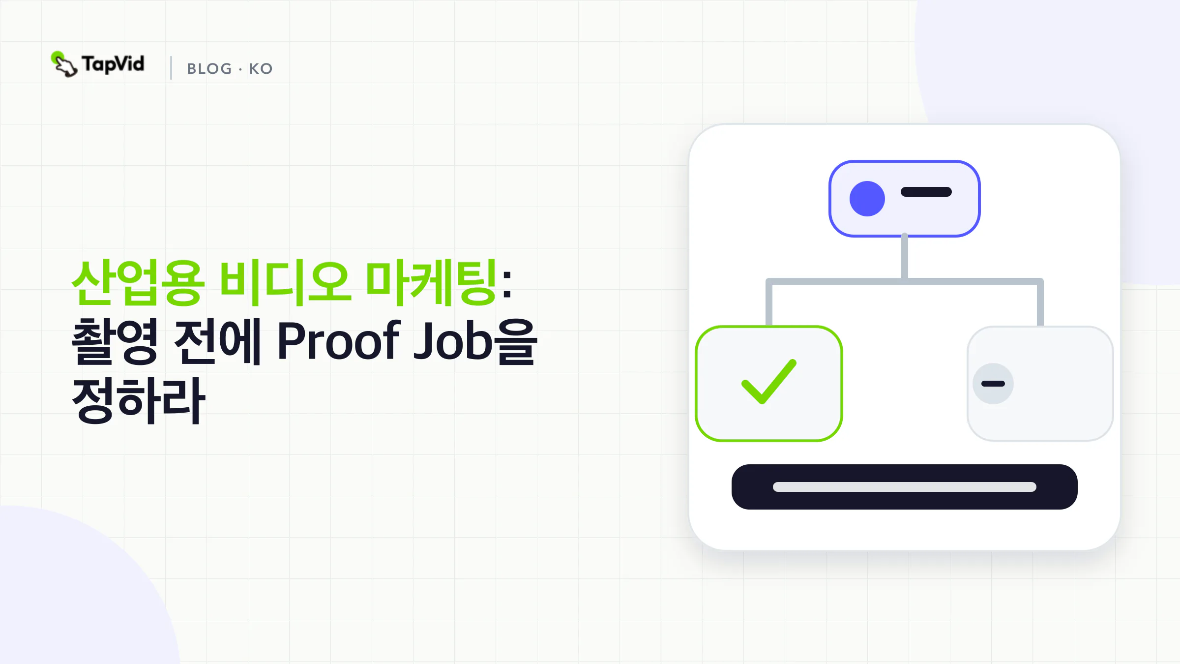 산업 비디오를 촬영하기 전에 공장 증명 직무를 하나 지정하세요.