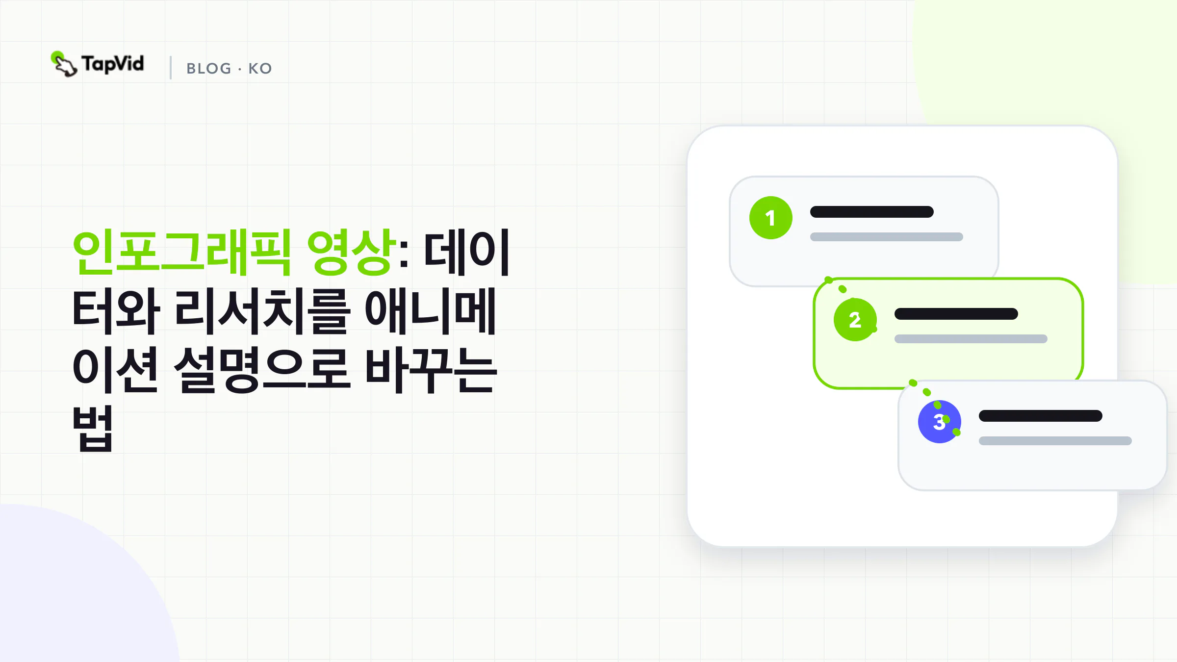인포그래픽 영상: 데이터에서 스토리로