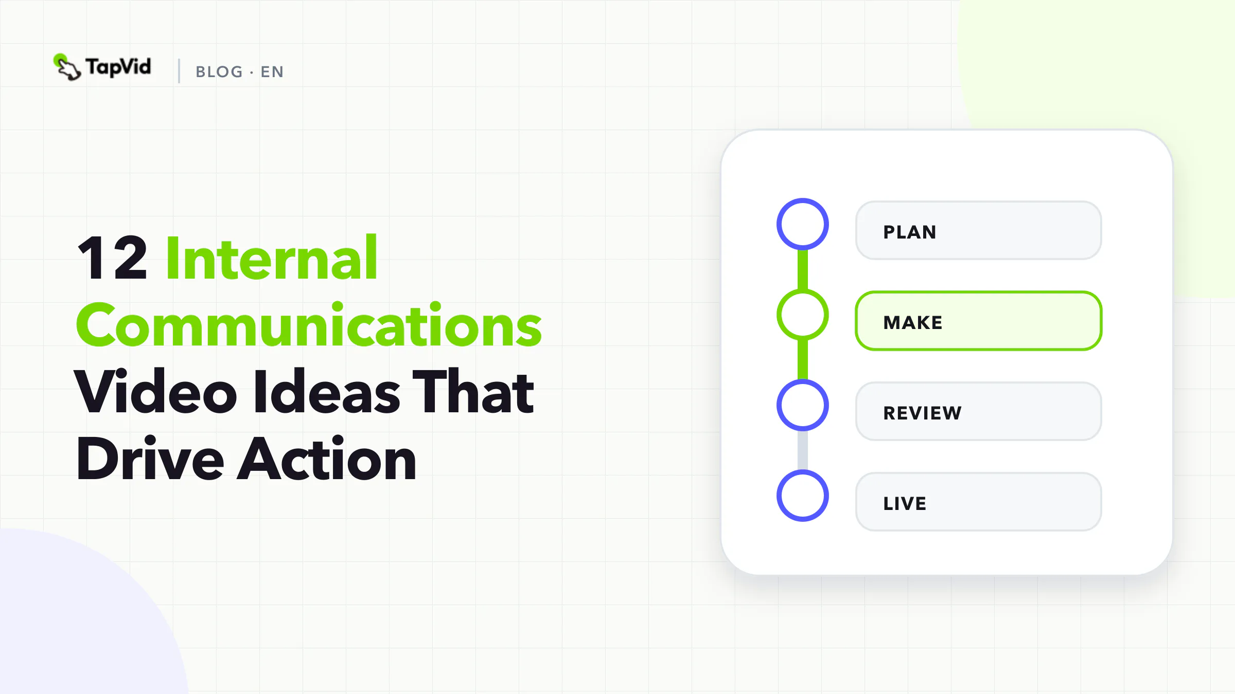 Internal communications video planning from source and review to action and distribution