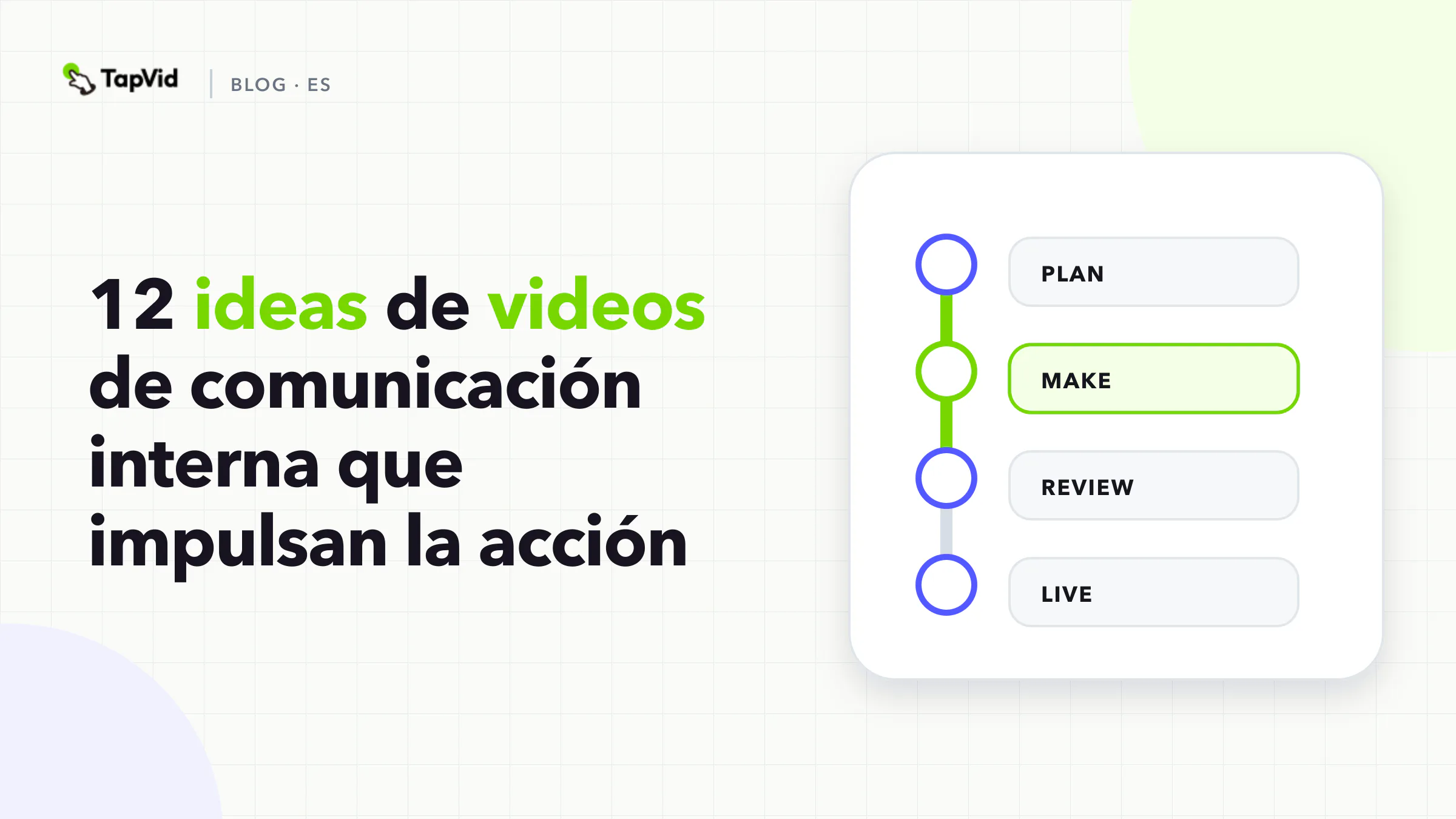 Planificación de videos de comunicación interna desde la fuente y la revisión hasta la acción y la distribución