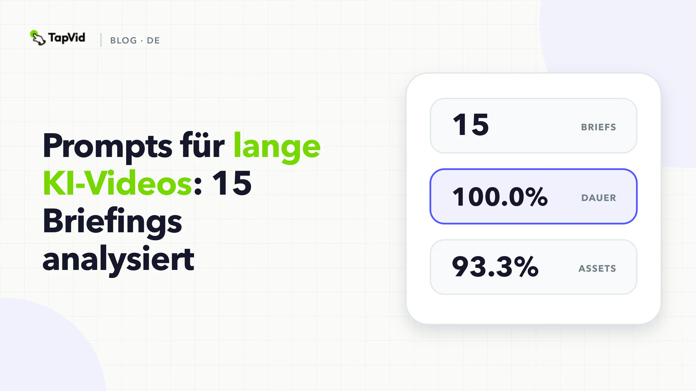 Prompts für lange KI-Videos: 15 Briefings analysiert