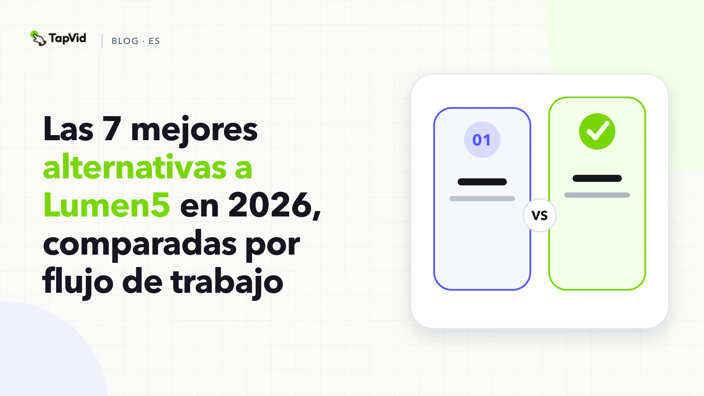 Siete alternativas a Lumen5 comparadas por flujo de trabajo, incluidos videos explicativos con movimiento, reutilización de material de archivo, formación con avatares y edición manual