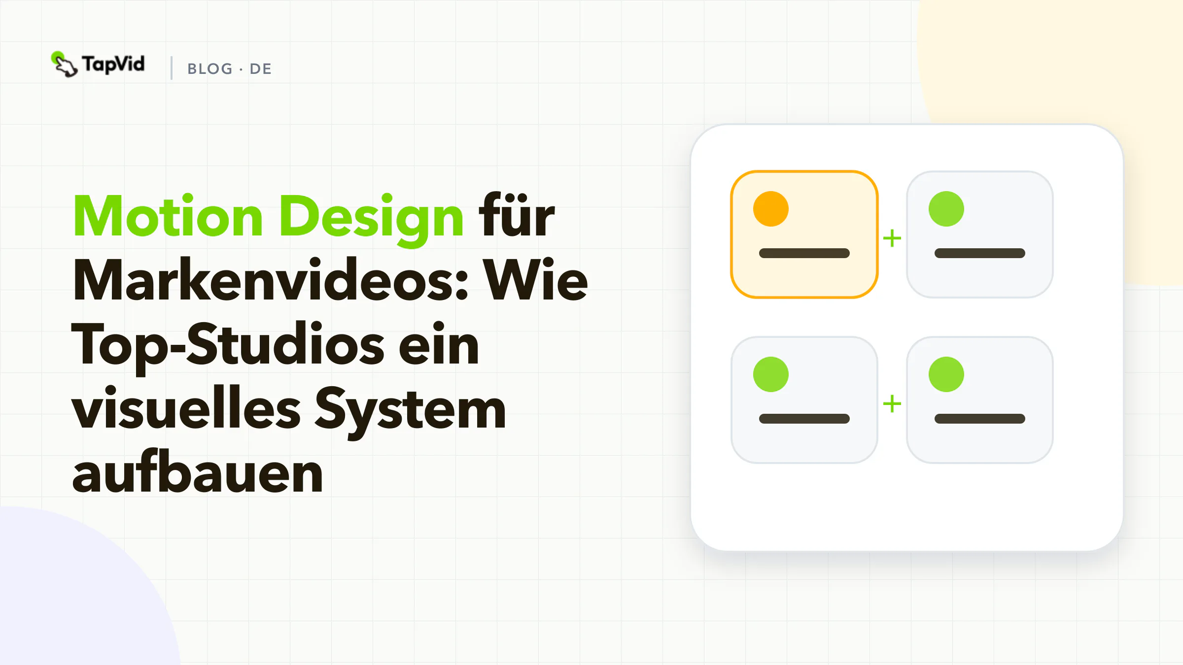 Motion Design für Markenvideos