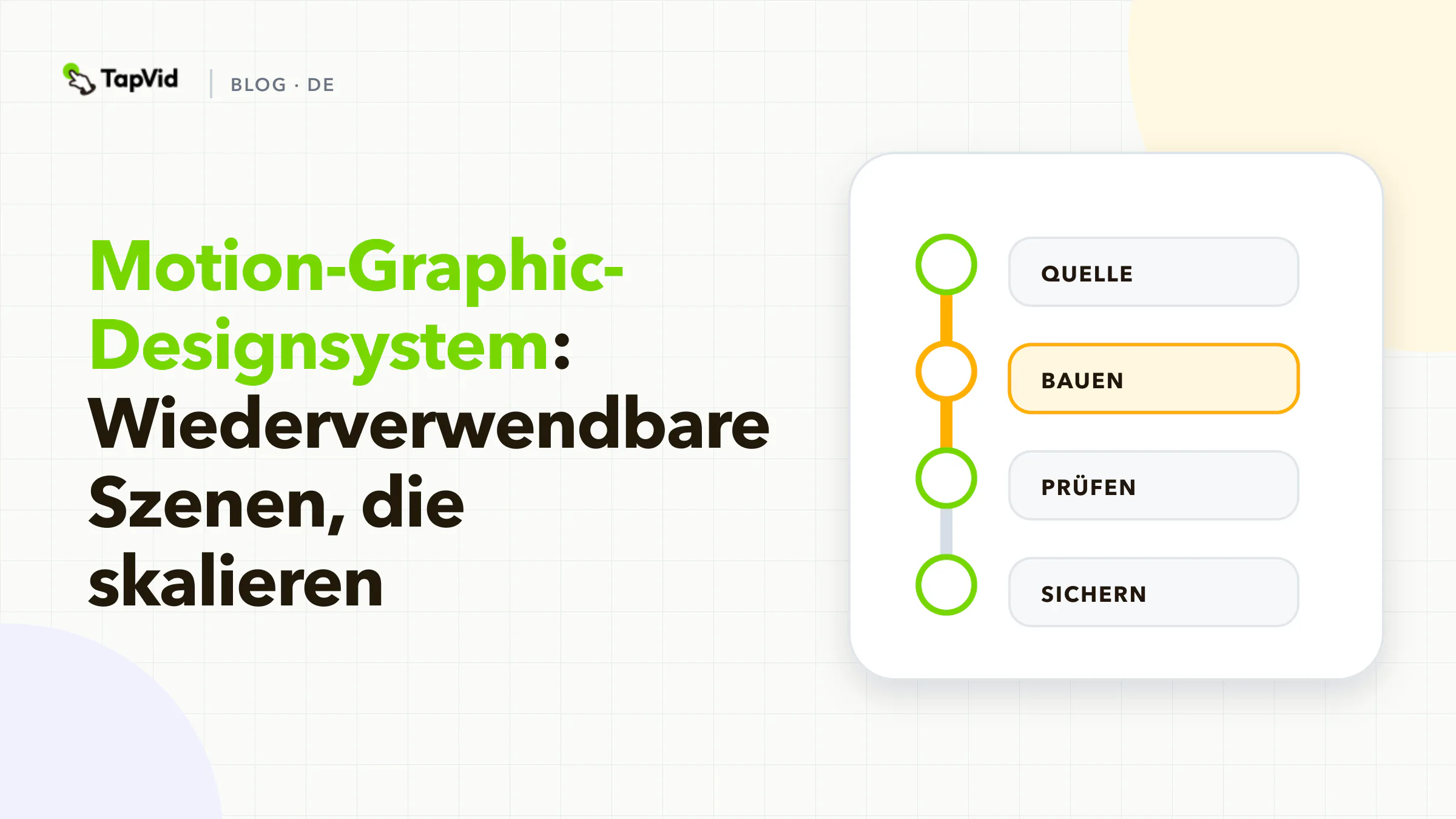 Mit TapVid ein skalierbares, wiederverwendbares Motion-Graphics-Designsystem aufbauen