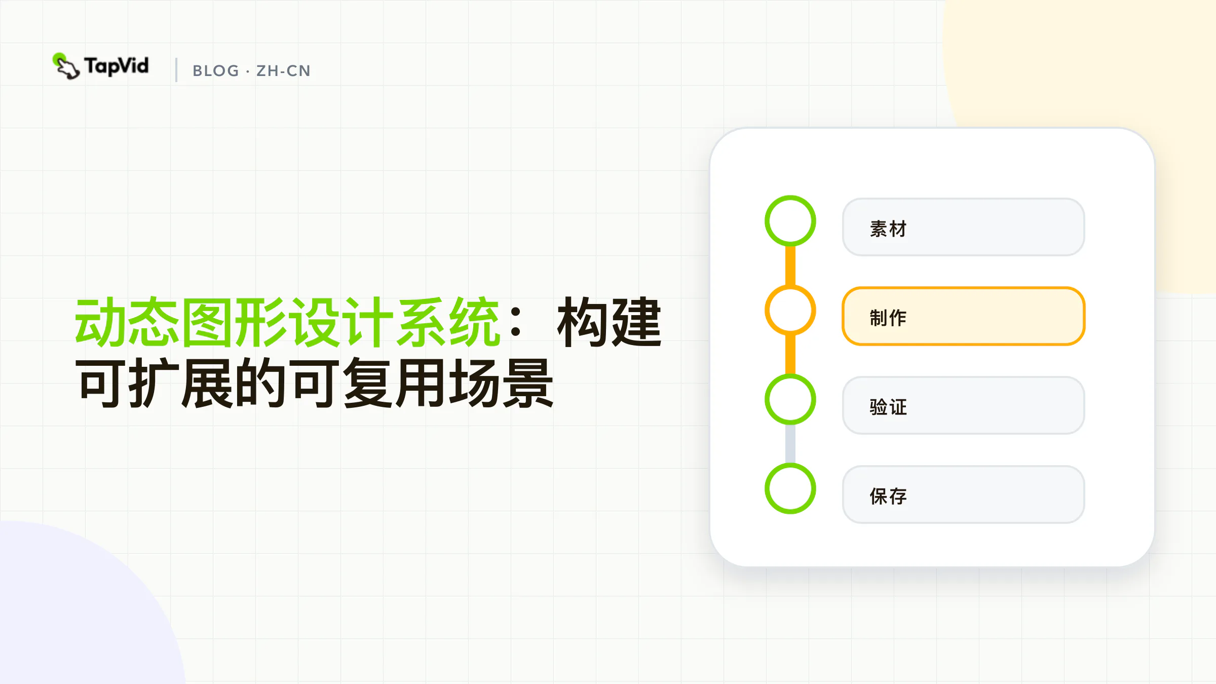 用 TapVid 搭建可复用、可扩展的动效设计系统