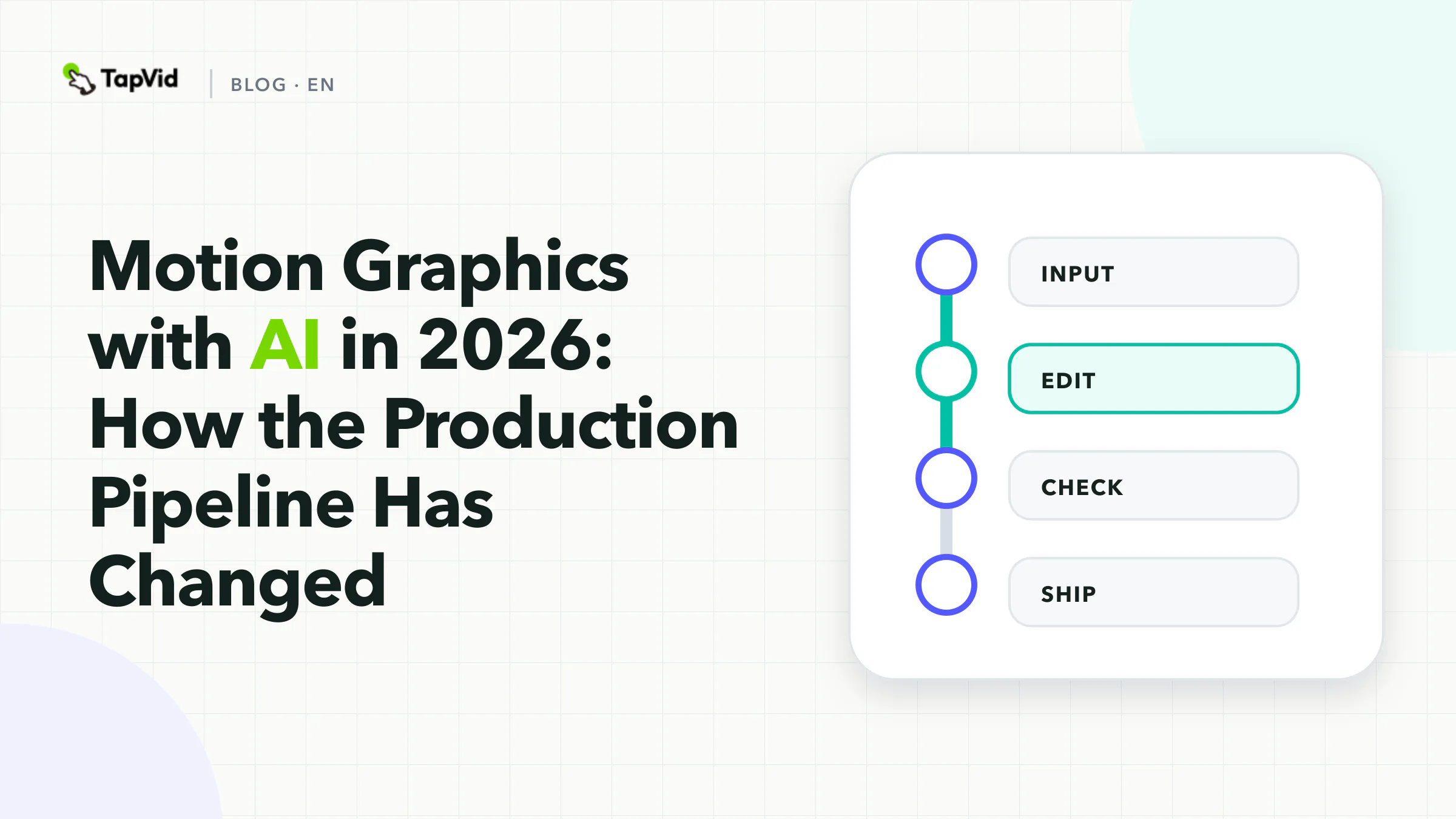 Motion Graphics with AI The 2026 Production Pipeline