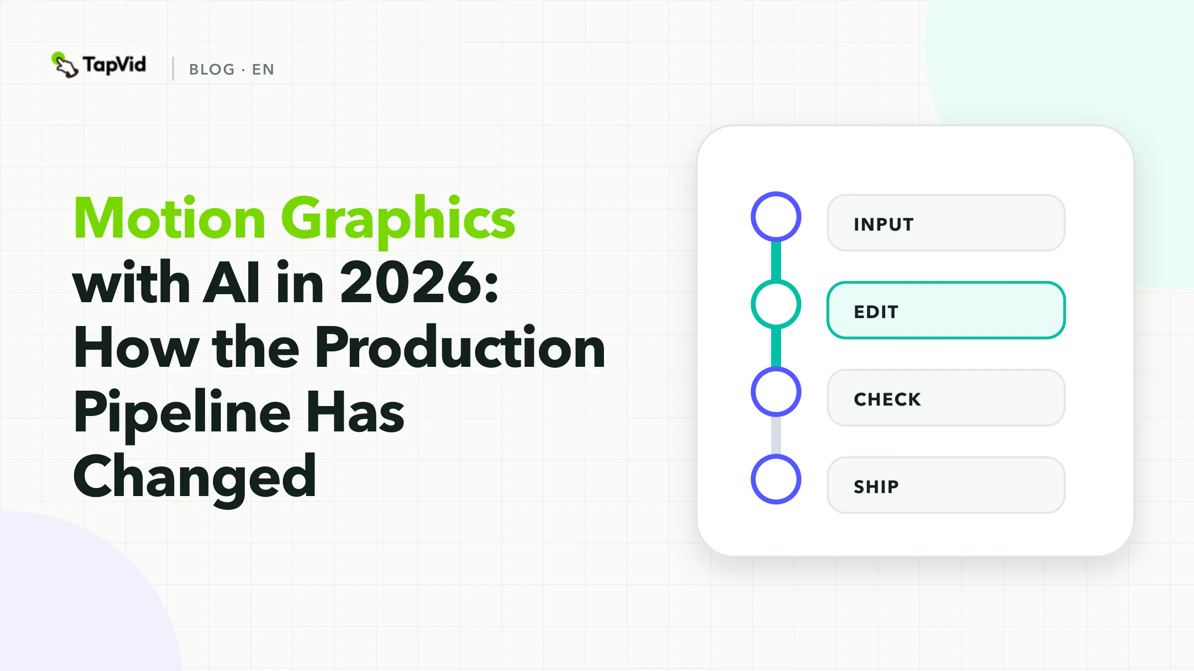 Motion Graphics with AI The 2026 Production Pipeline