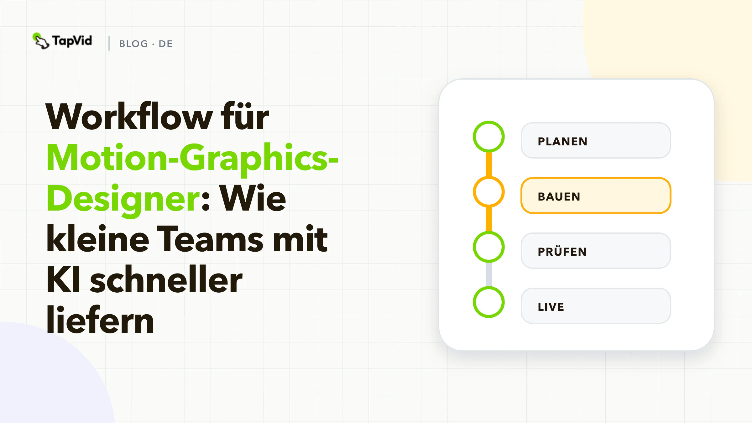 Workflow für Motion-Graphics-Designer