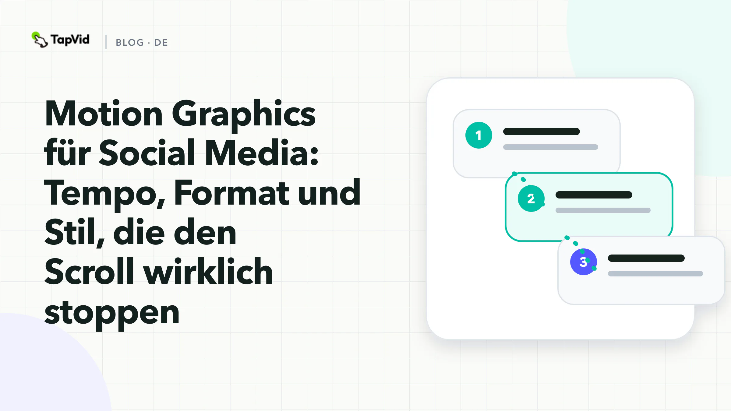 Motion Graphics für Social Media