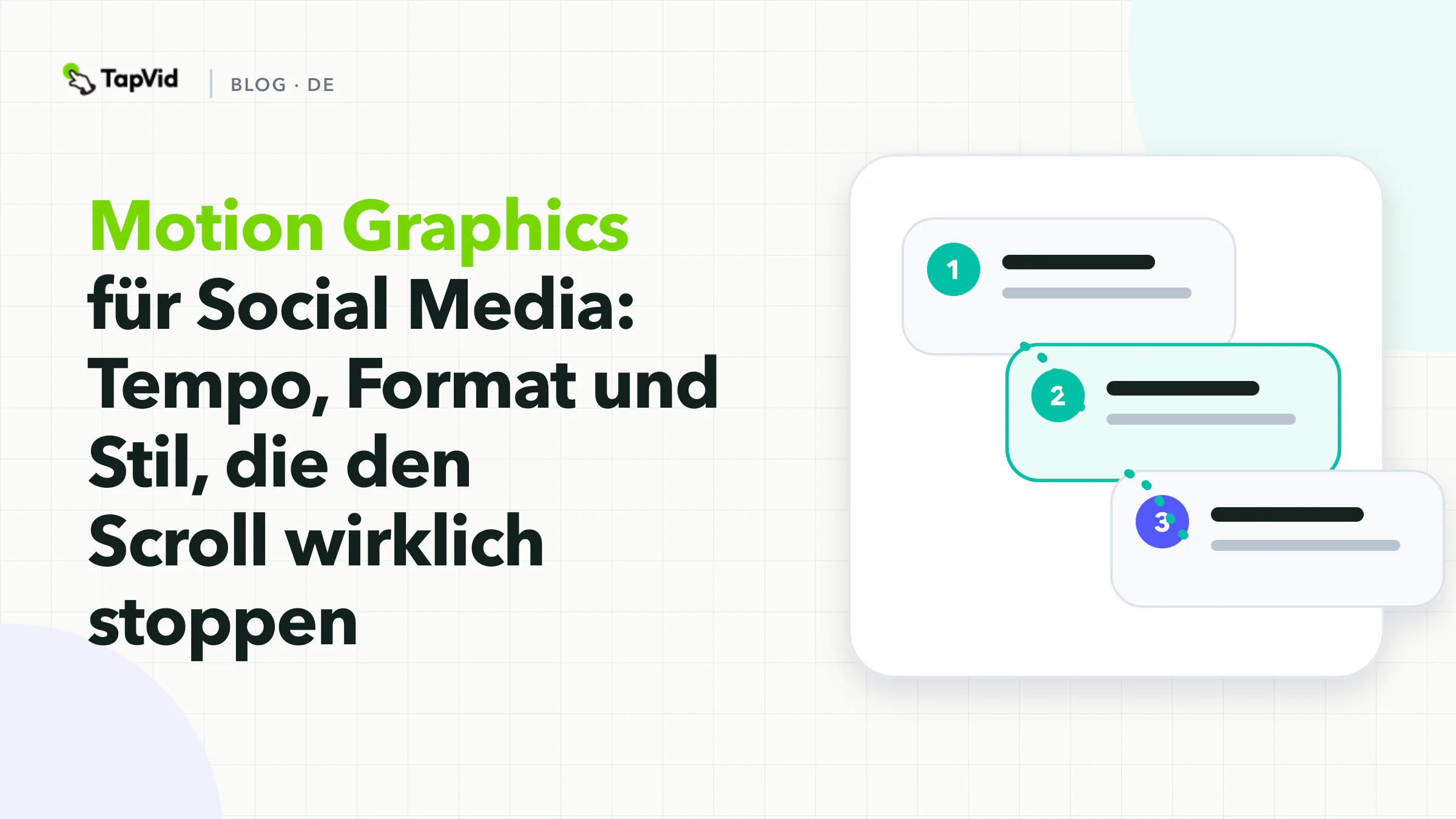 Motion Graphics für Social Media