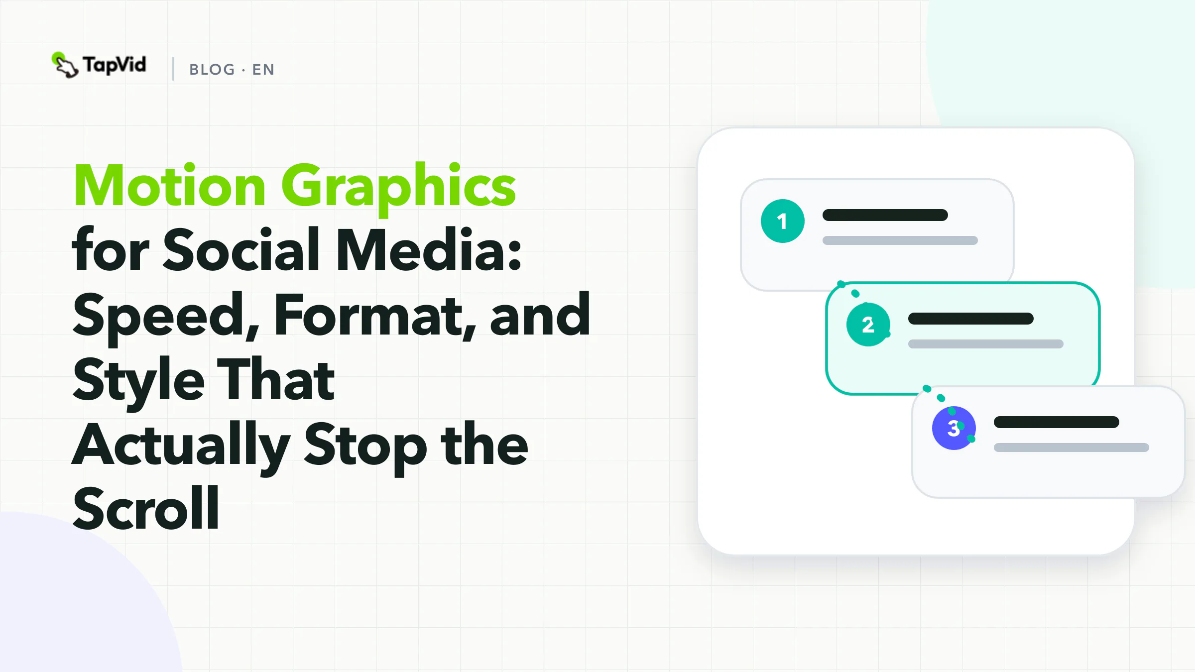 Motion Graphics for Social Media