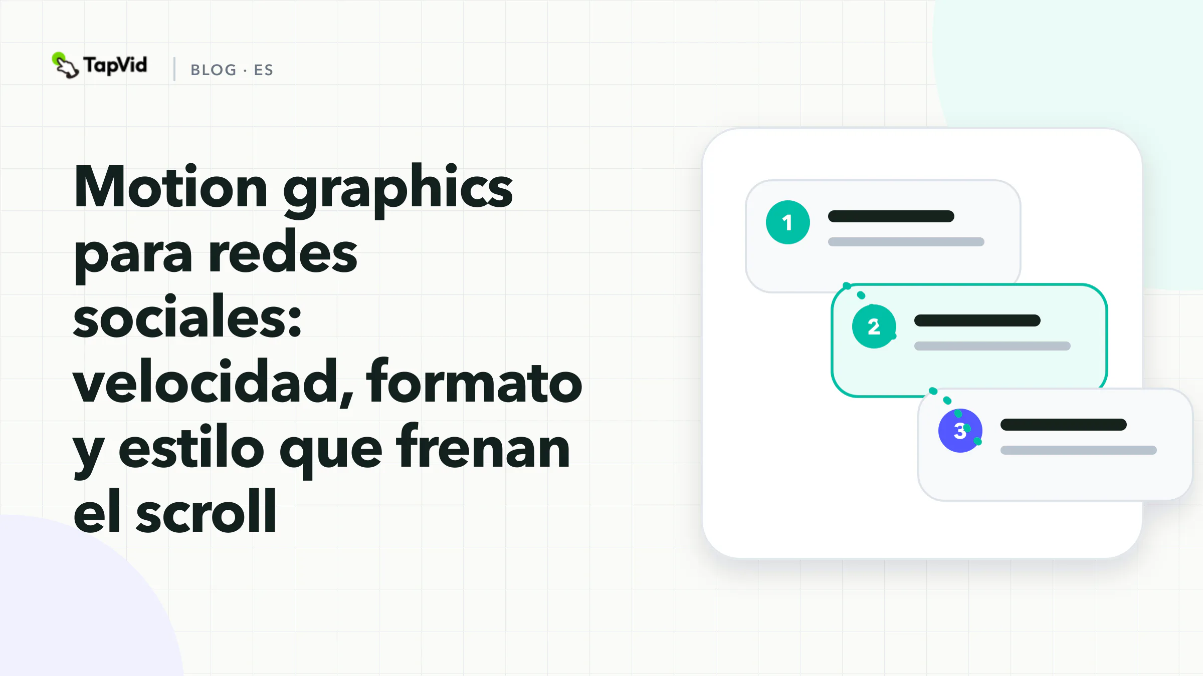 Motion graphics para redes sociales