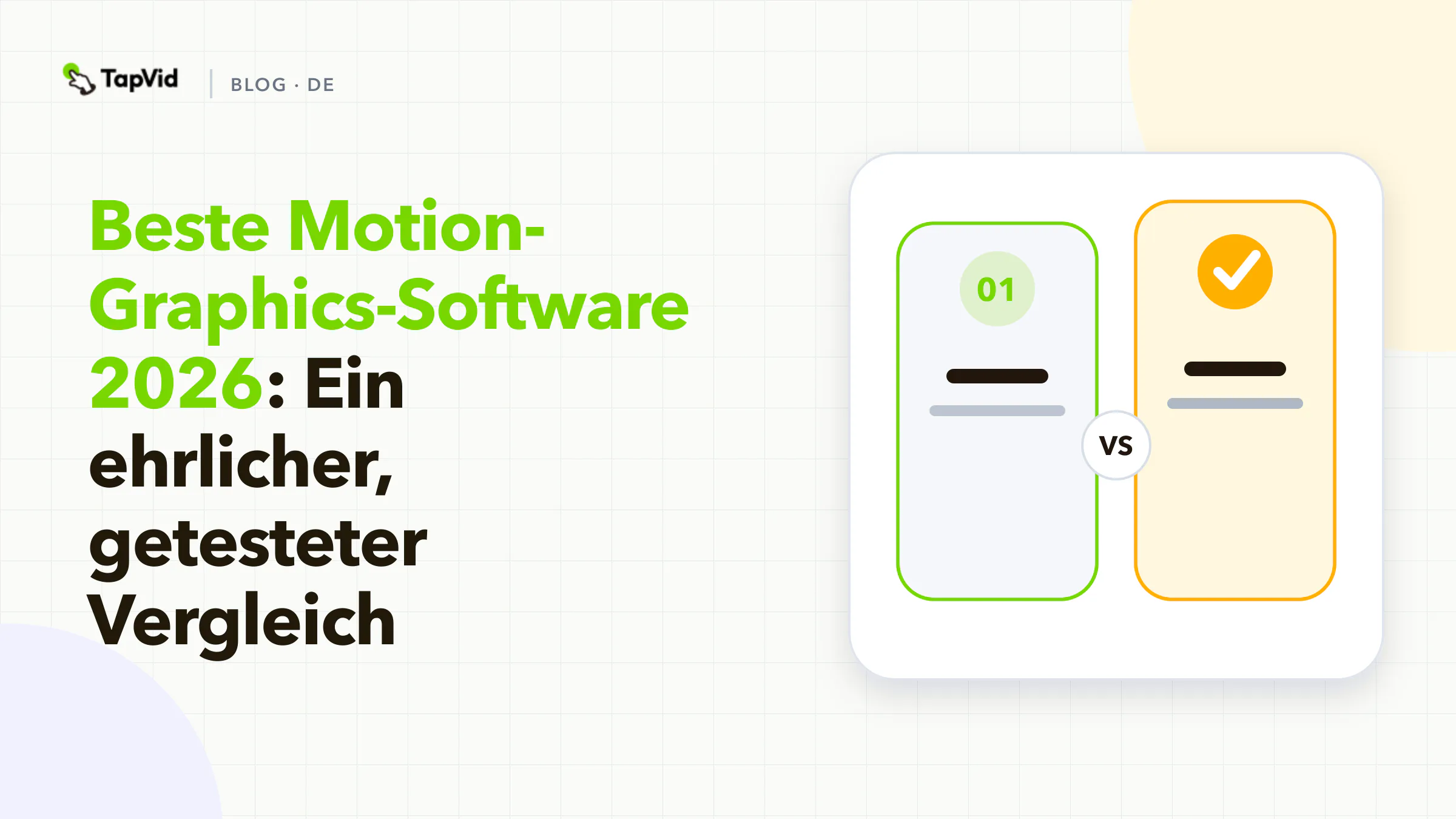 Beste Motion-Graphics-Software 2026: getestet und ehrlich bewertet