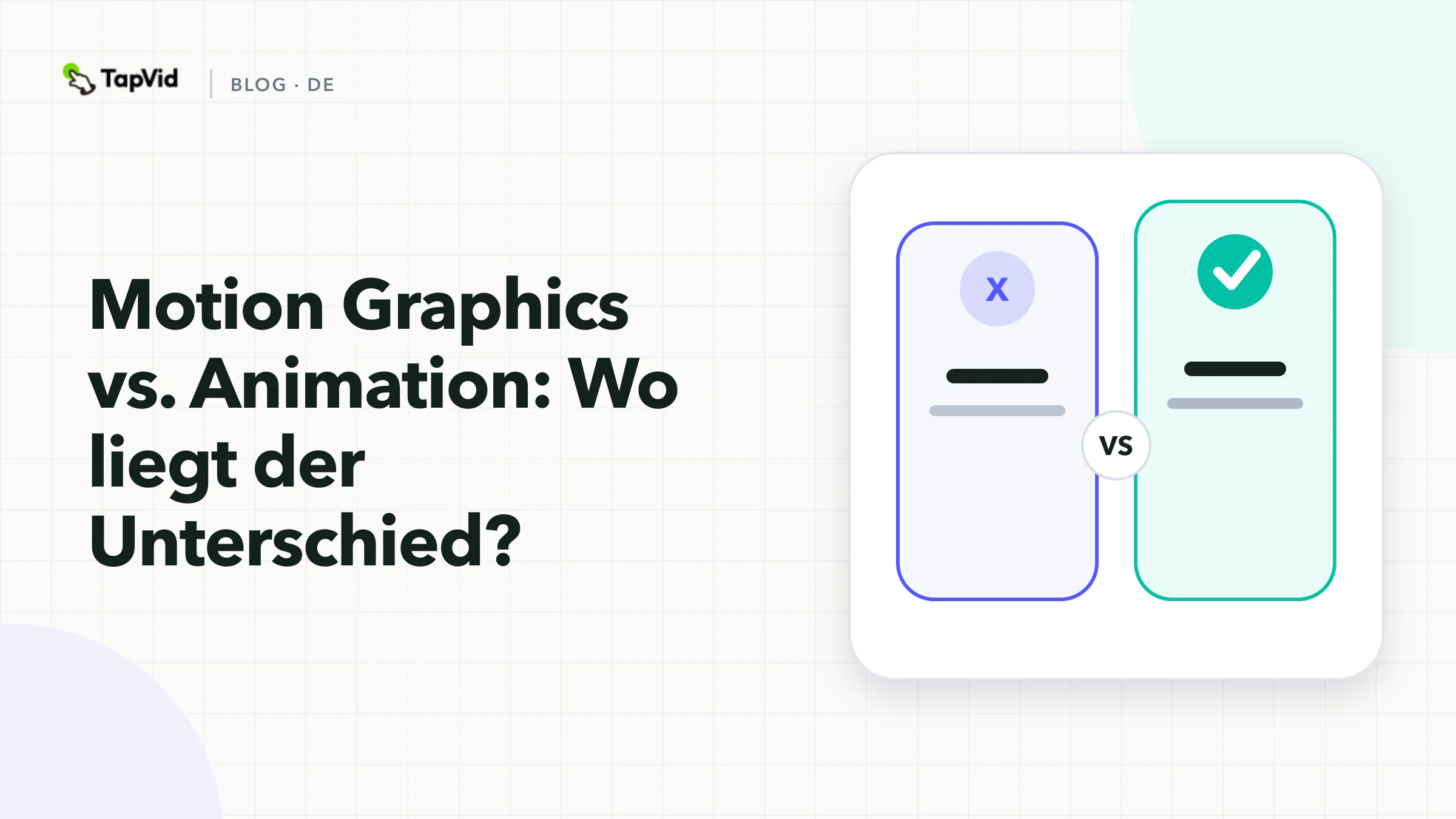 Motion Graphics vs. Animation: Information zuerst vs. Geschichte zuerst