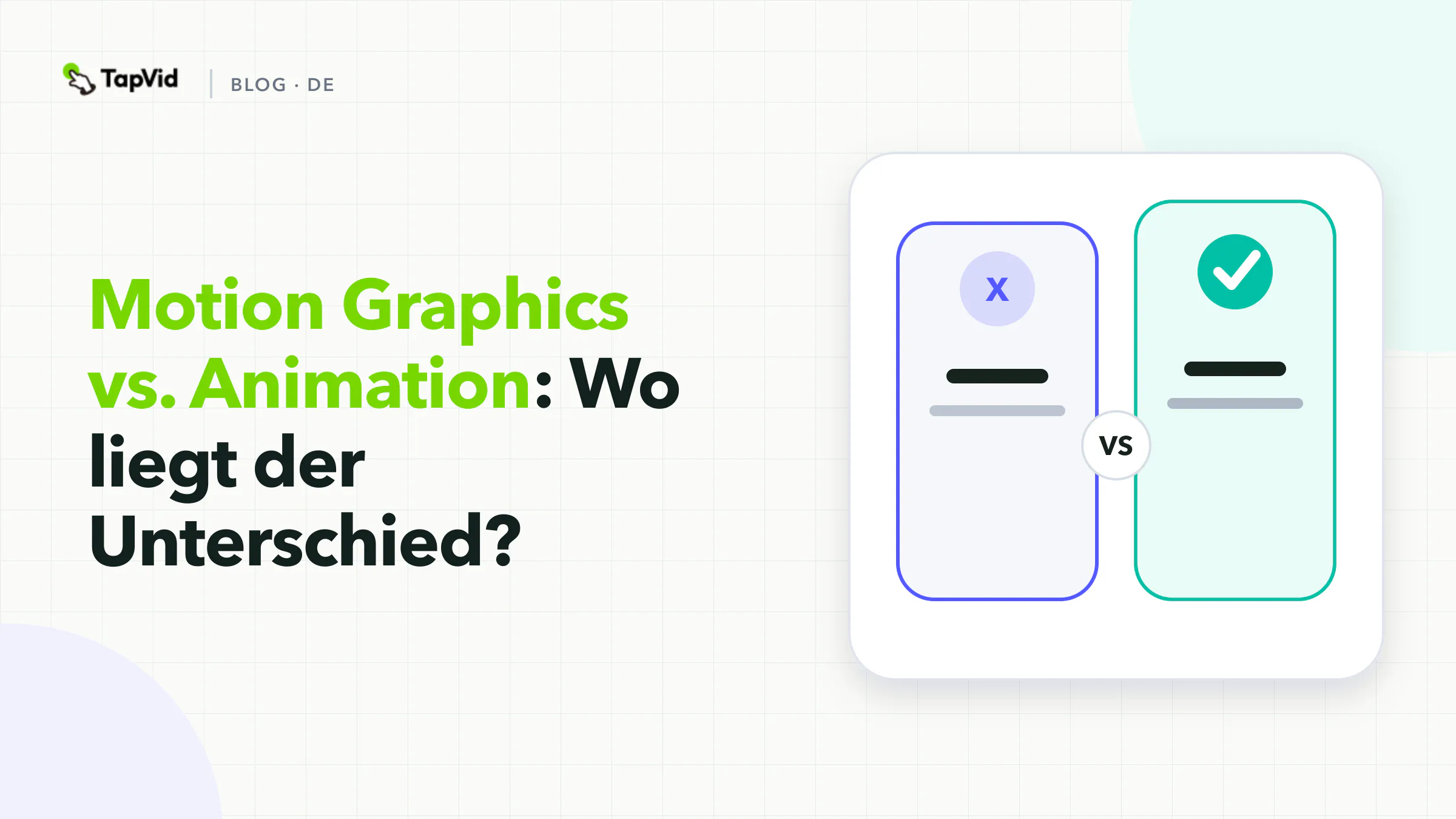 Motion Graphics vs. Animation: Information zuerst vs. Geschichte zuerst