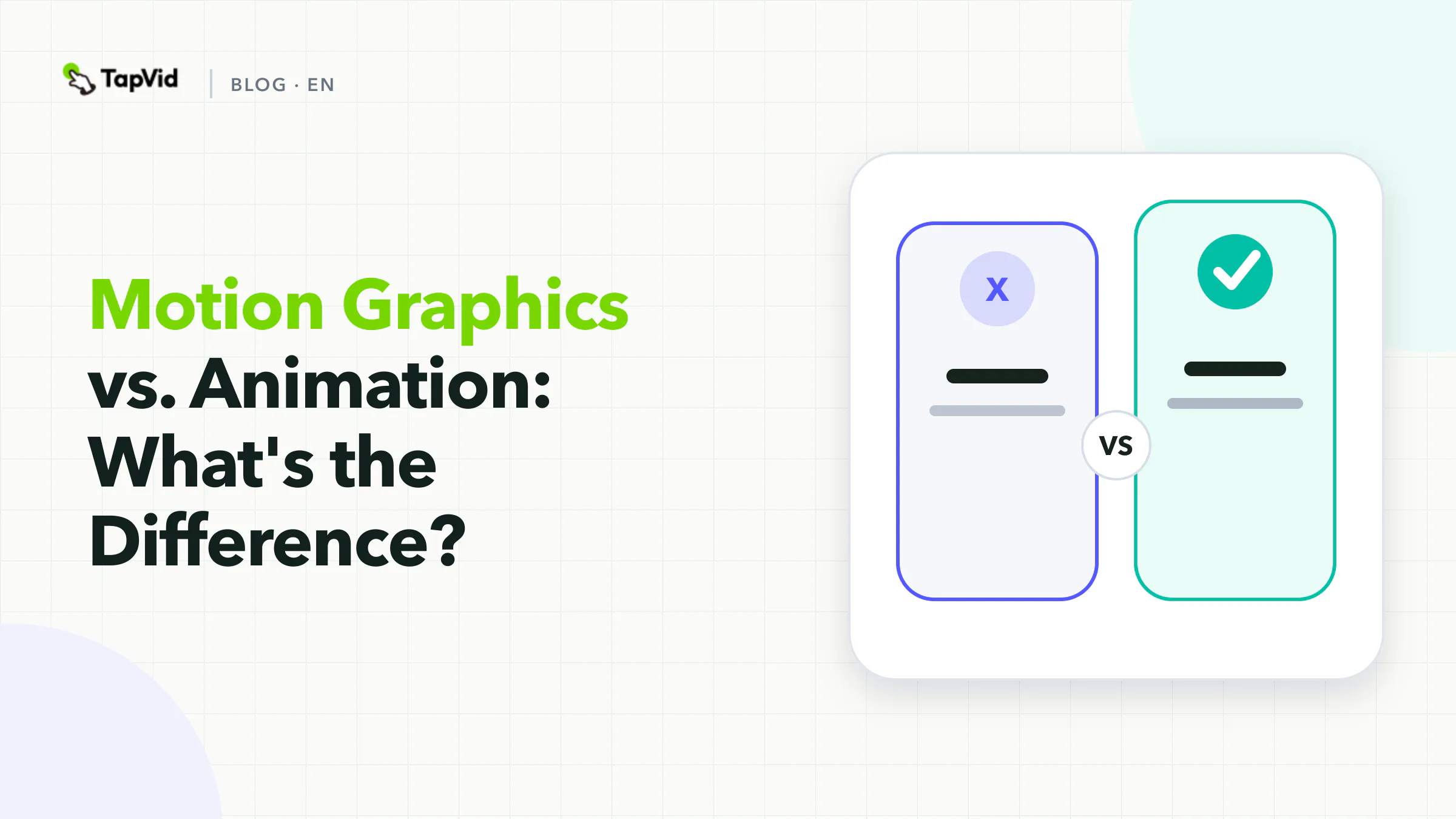 Motion graphics vs animation: information-first vs story-first