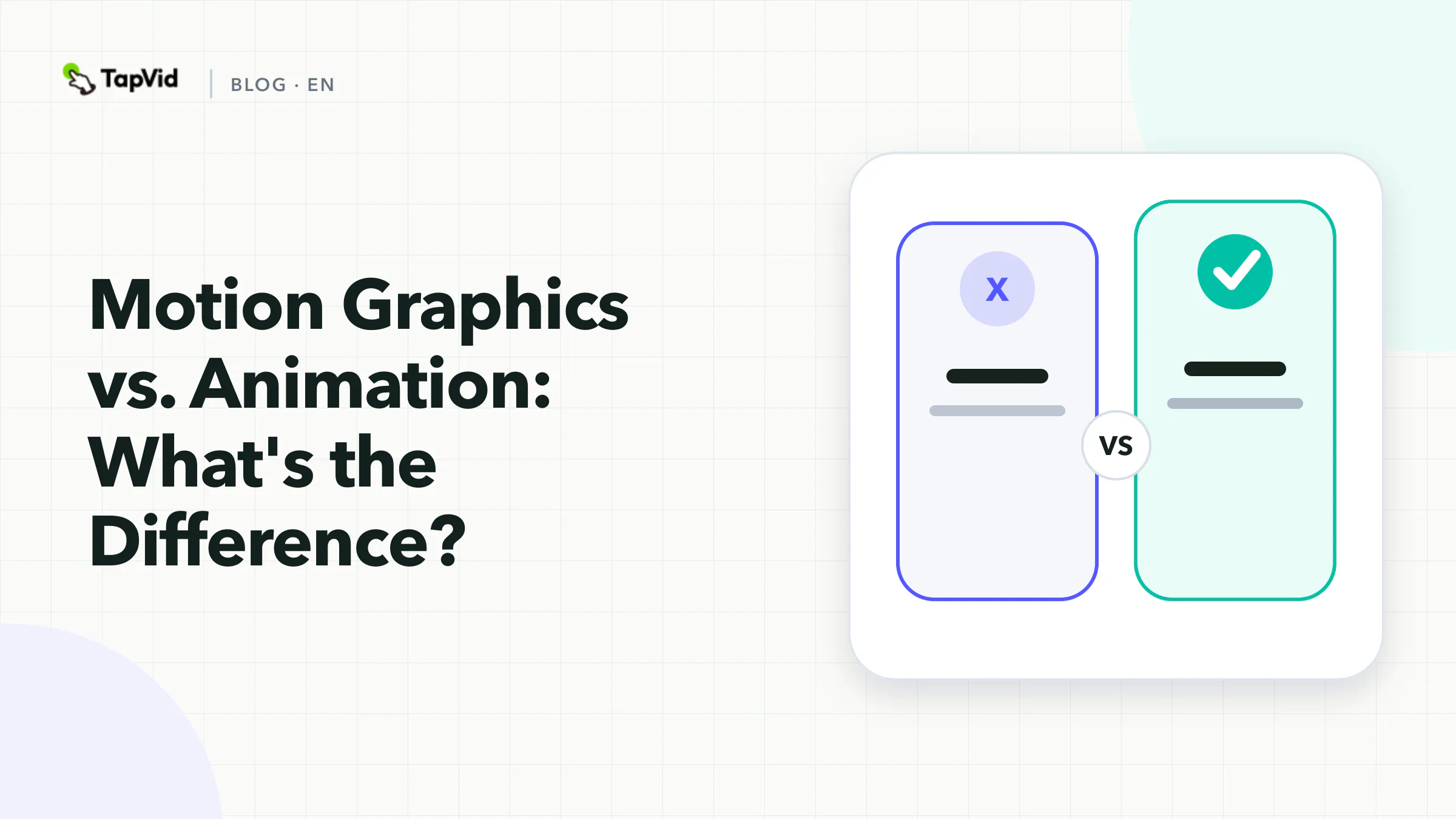 Motion graphics vs animation: information-first vs story-first